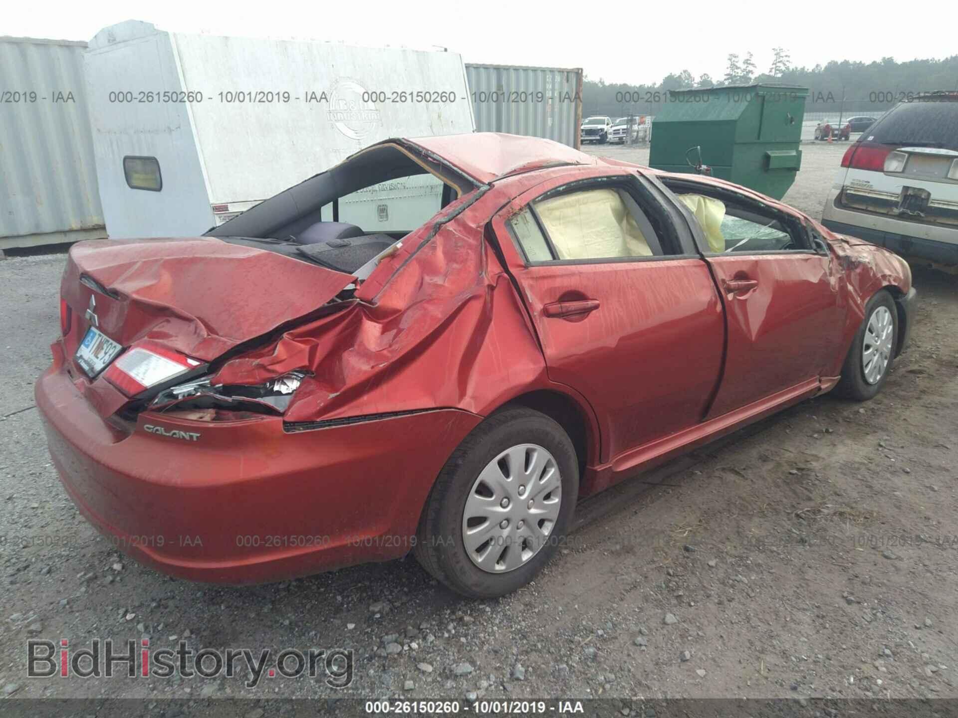 2010 MITSUBISHI GALANT - VIN: 4A32B3FF7AE005391 - Фото 4