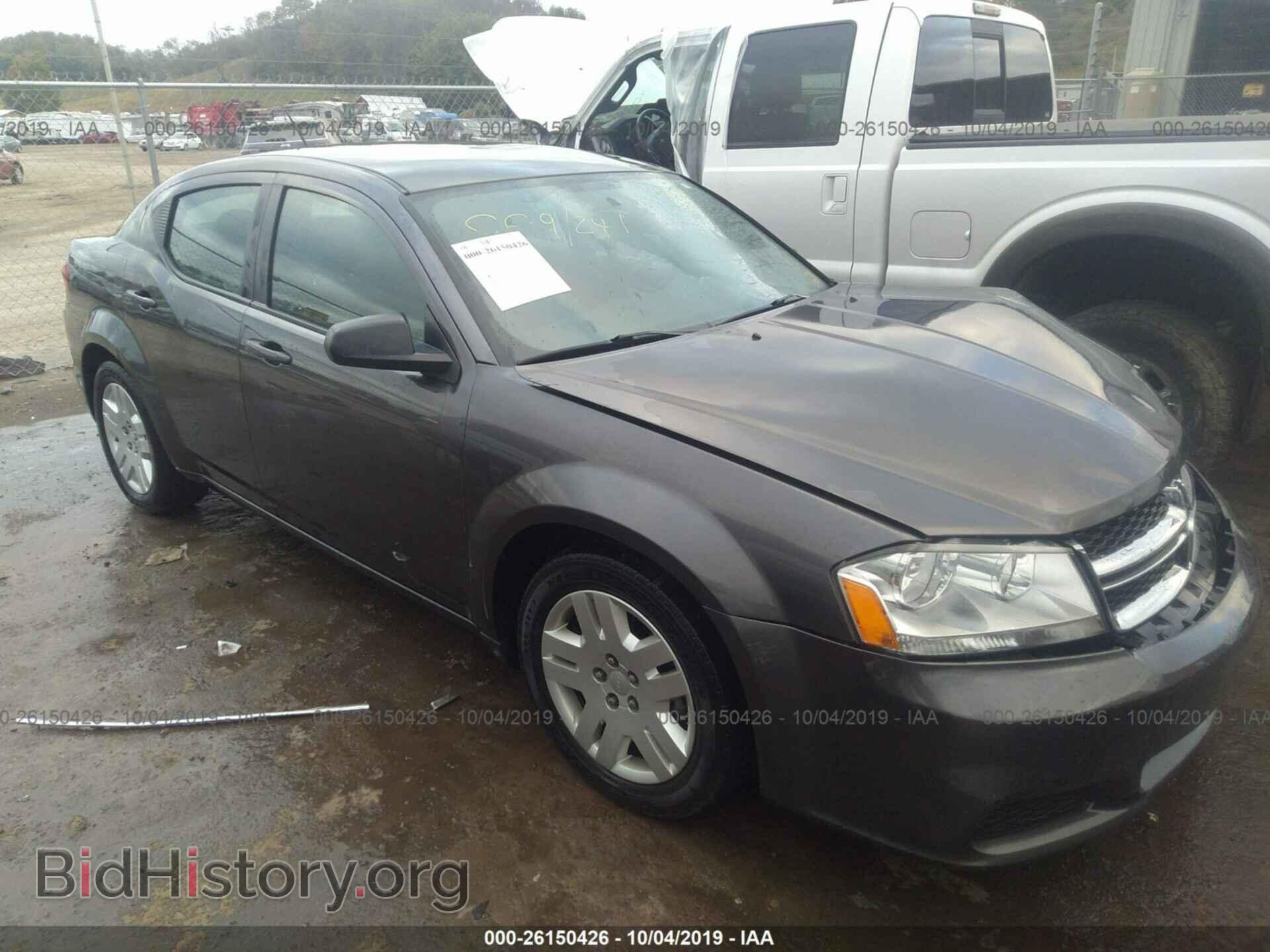 Photo 1C3CDZAG4EN222444 - DODGE AVENGER 2014