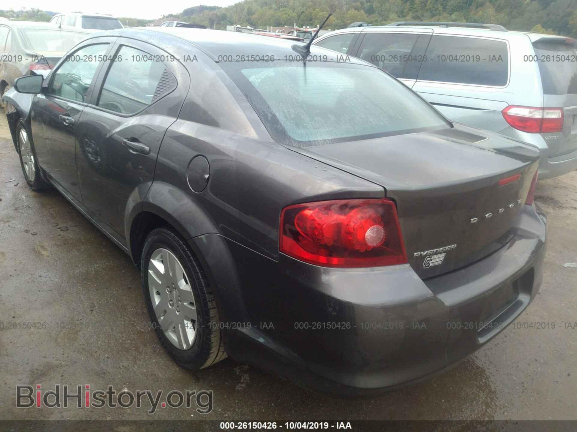2014 DODGE AVENGER - VIN: 1C3CDZAG4EN222444 - Фото 3