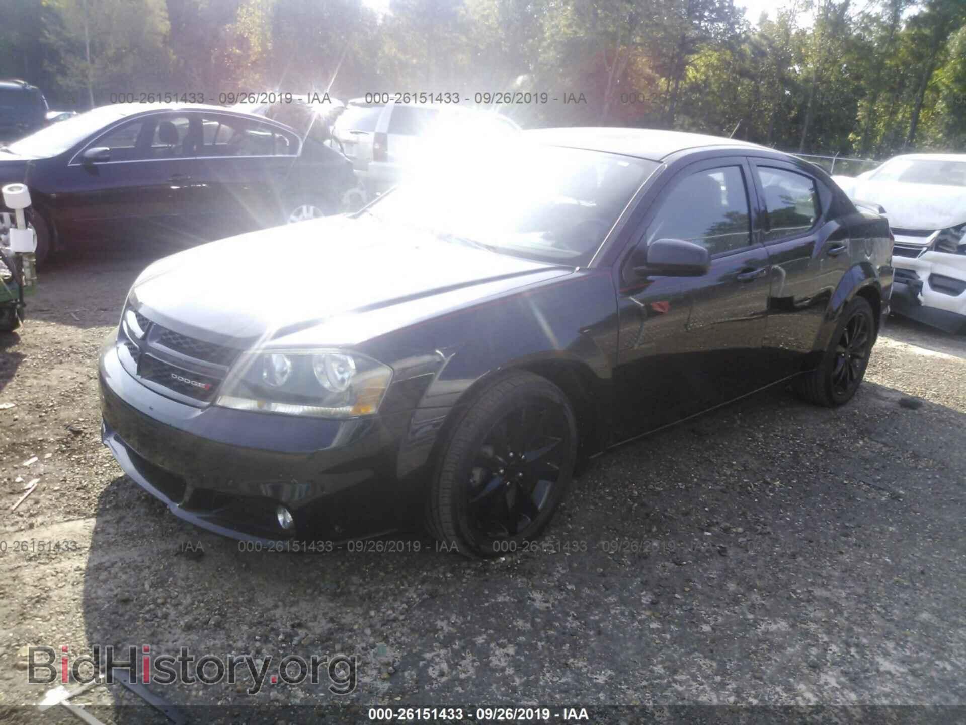 2014 DODGE AVENGER - VIN: 1C3CDZCB0EN136629 - Фото 2