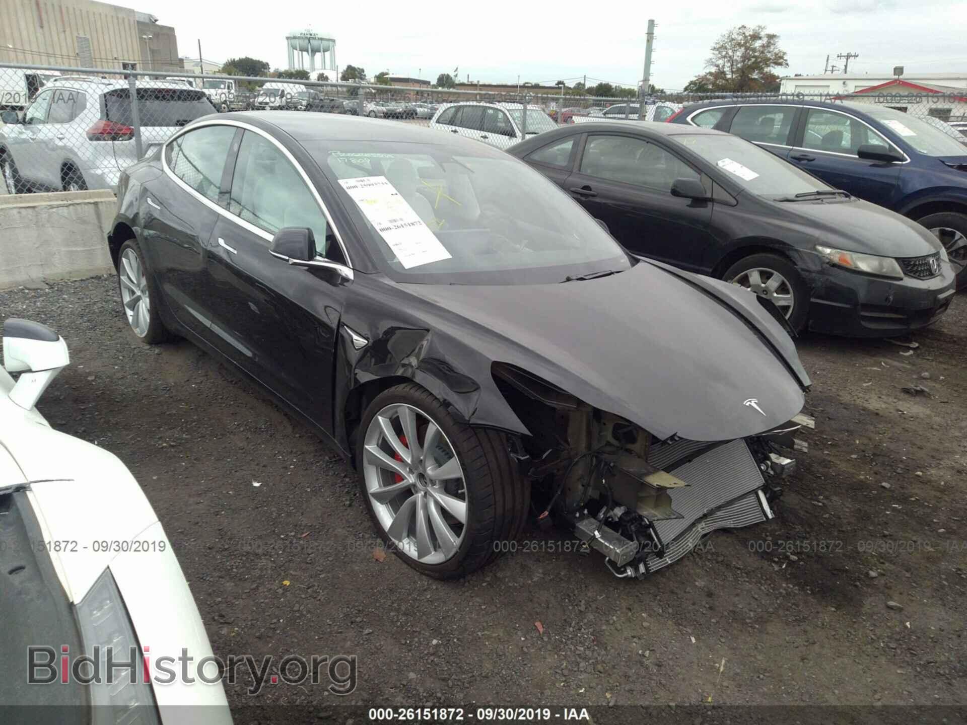Фотография 5YJ3E1EB6KF438833 - TESLA MODEL 3 2019