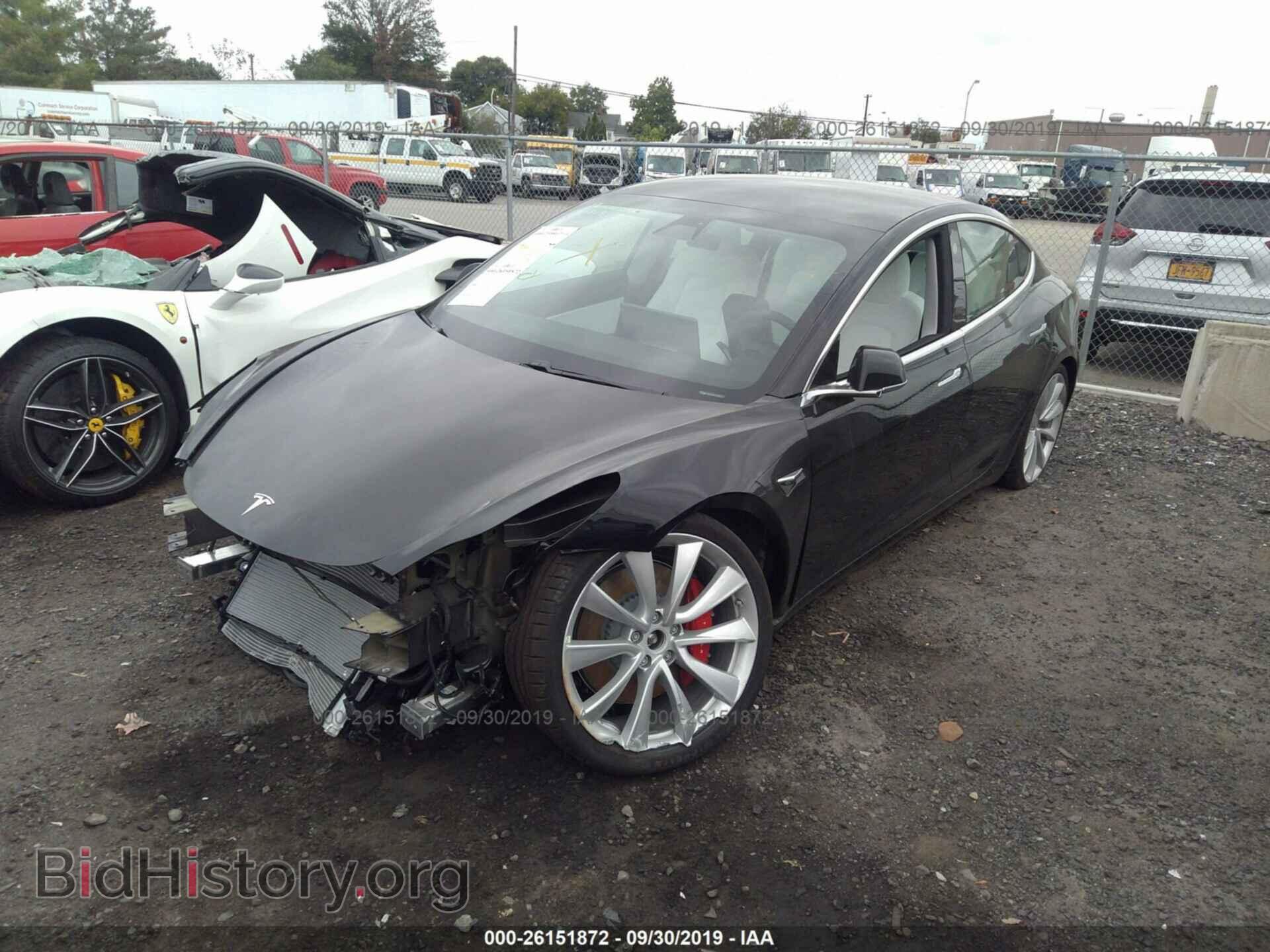 2019 TESLA MODEL 3 - VIN: 5YJ3E1EB6KF438833 - Фото 2