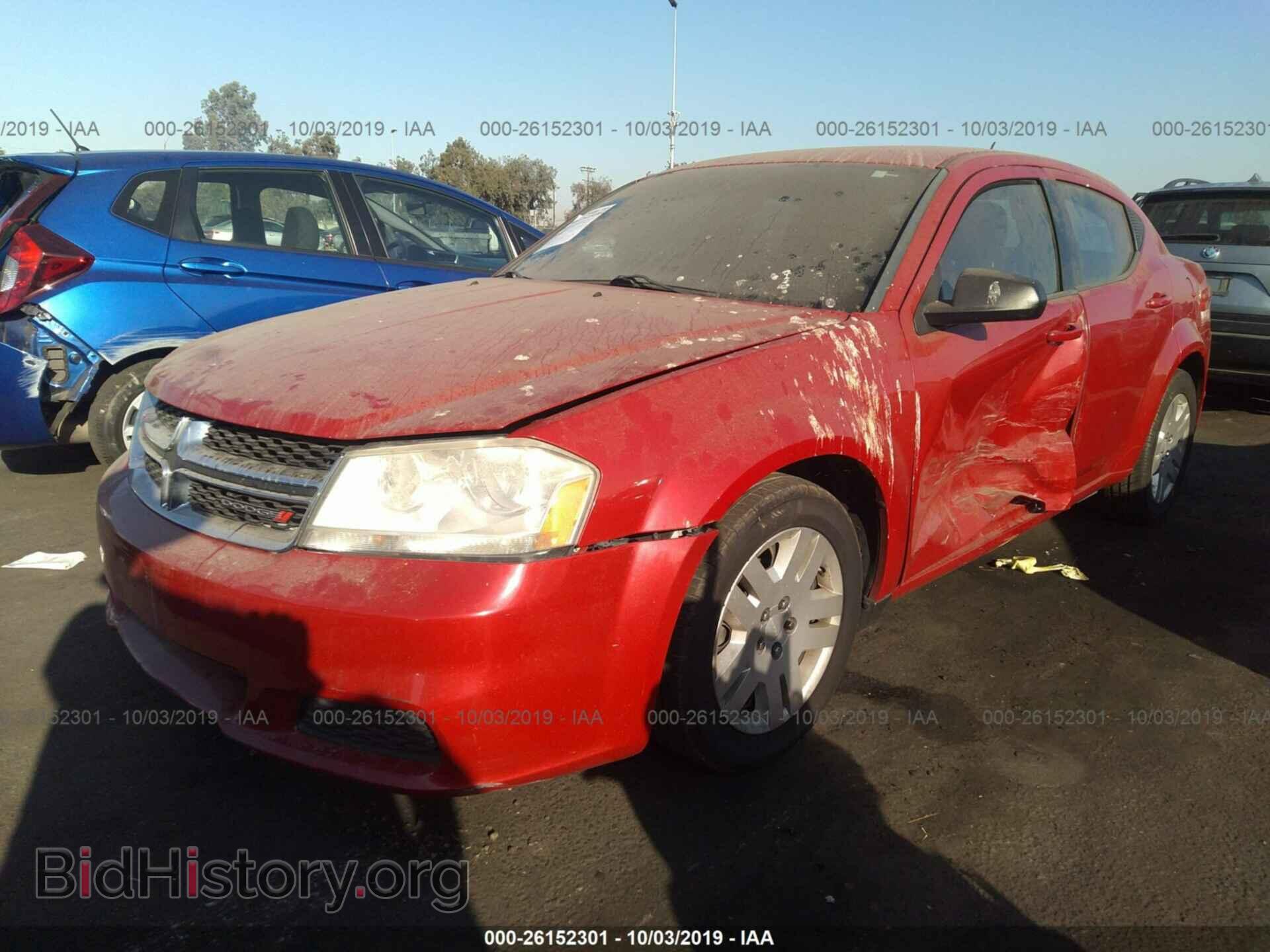 2013 DODGE AVENGER - VIN: 1C3CDZAB4DN544391 - Фото 2