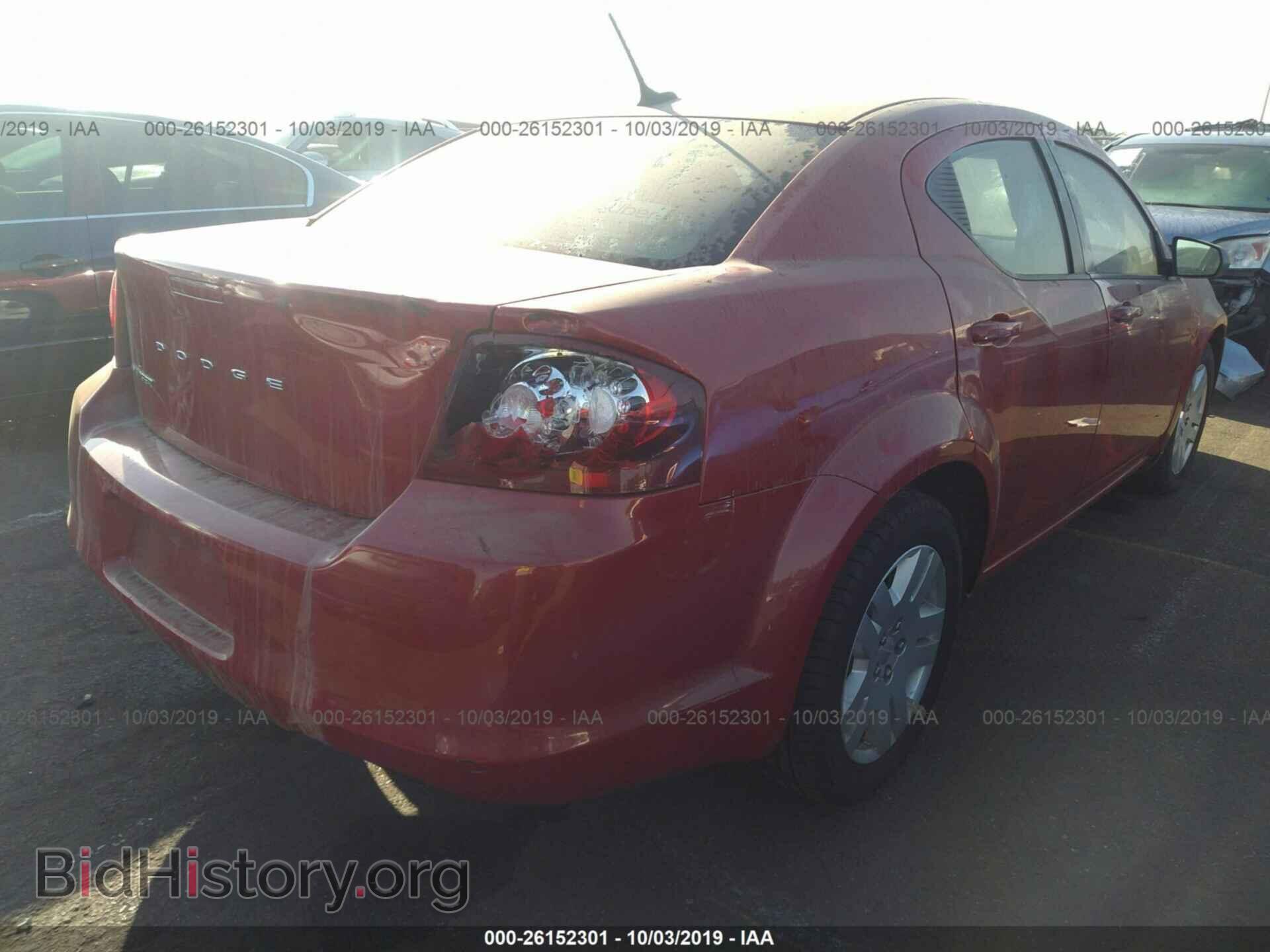2013 DODGE AVENGER - VIN: 1C3CDZAB4DN544391 - Фото 4