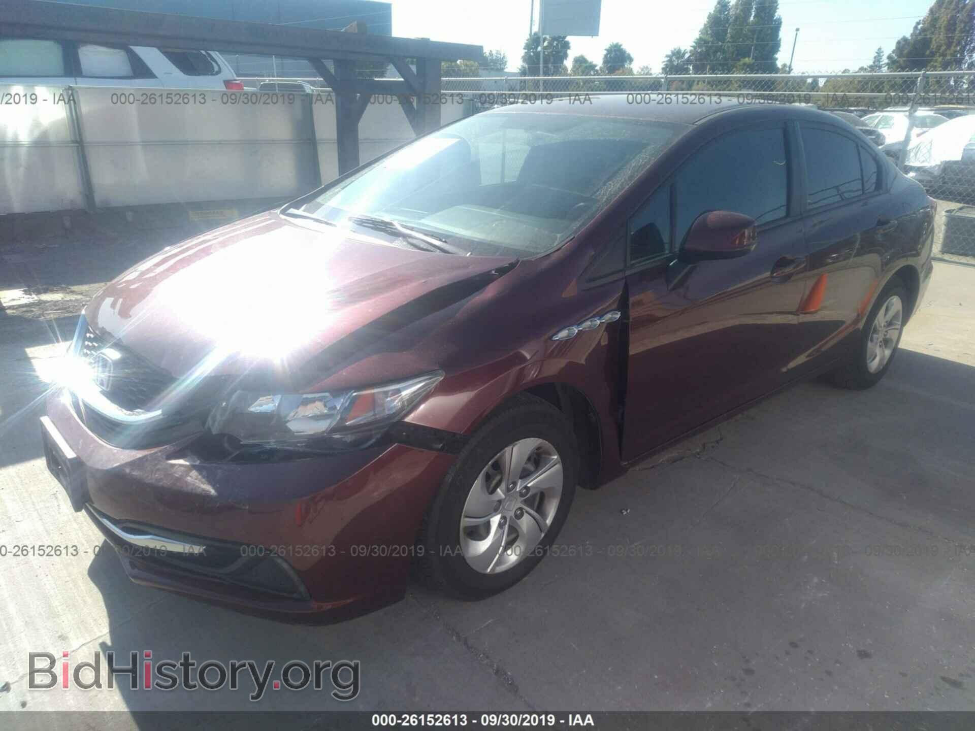 2013 HONDA CIVIC - VIN: 19XFB2F57DE289460 - Фото 2
