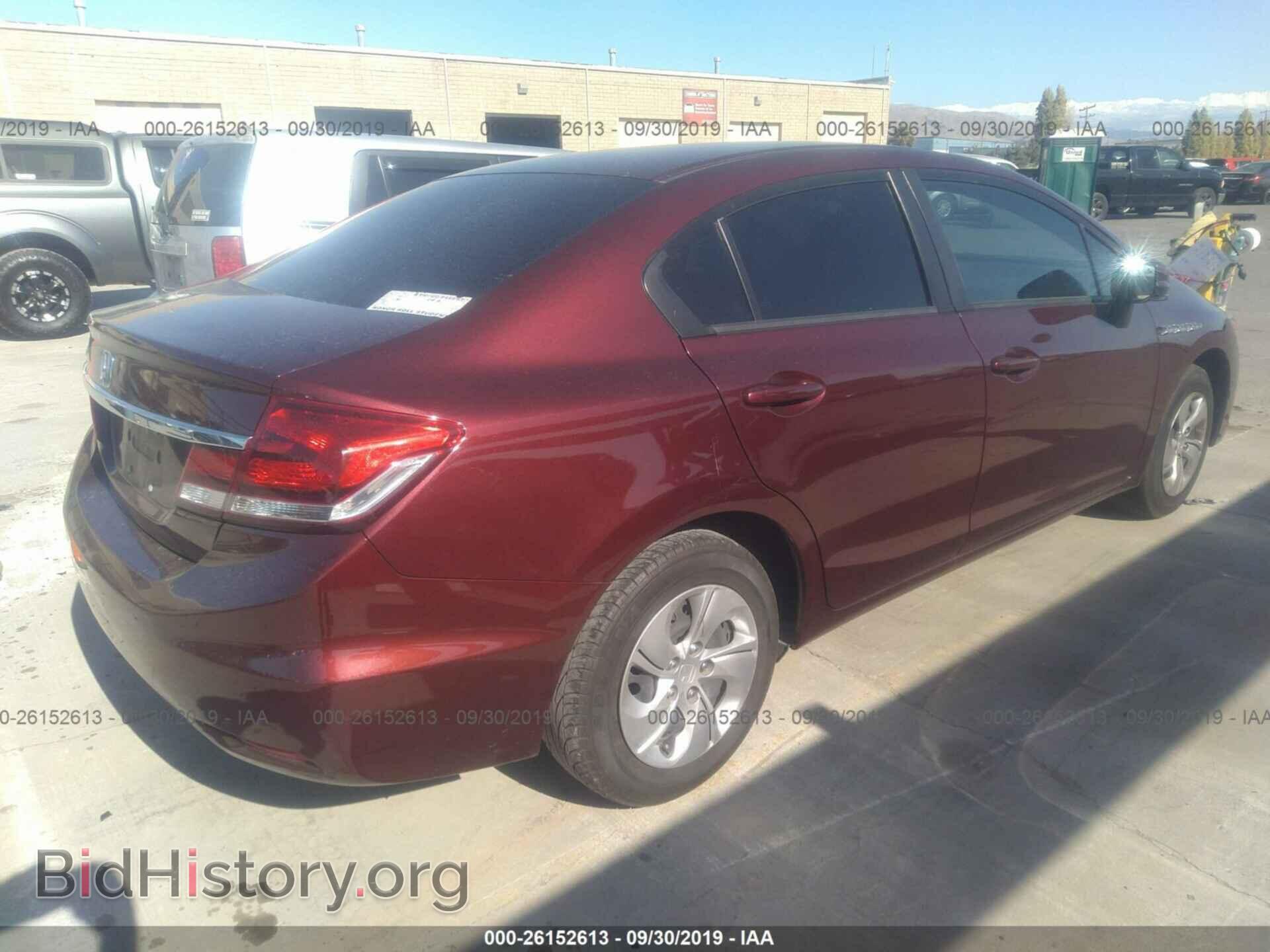 2013 HONDA CIVIC - VIN: 19XFB2F57DE289460 - Фото 4