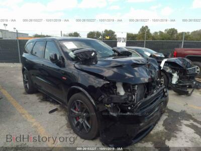 2018 Dodge DURANGO SRT, black — VIN 1C4SDJGJ6JC445487, IAAI