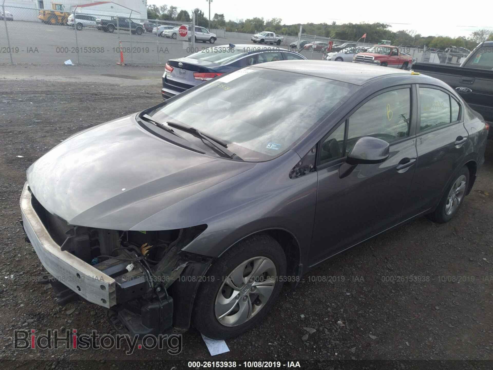 2013 HONDA CIVIC - VIN: 2HGFB2F5XDH516873 - Фото 2