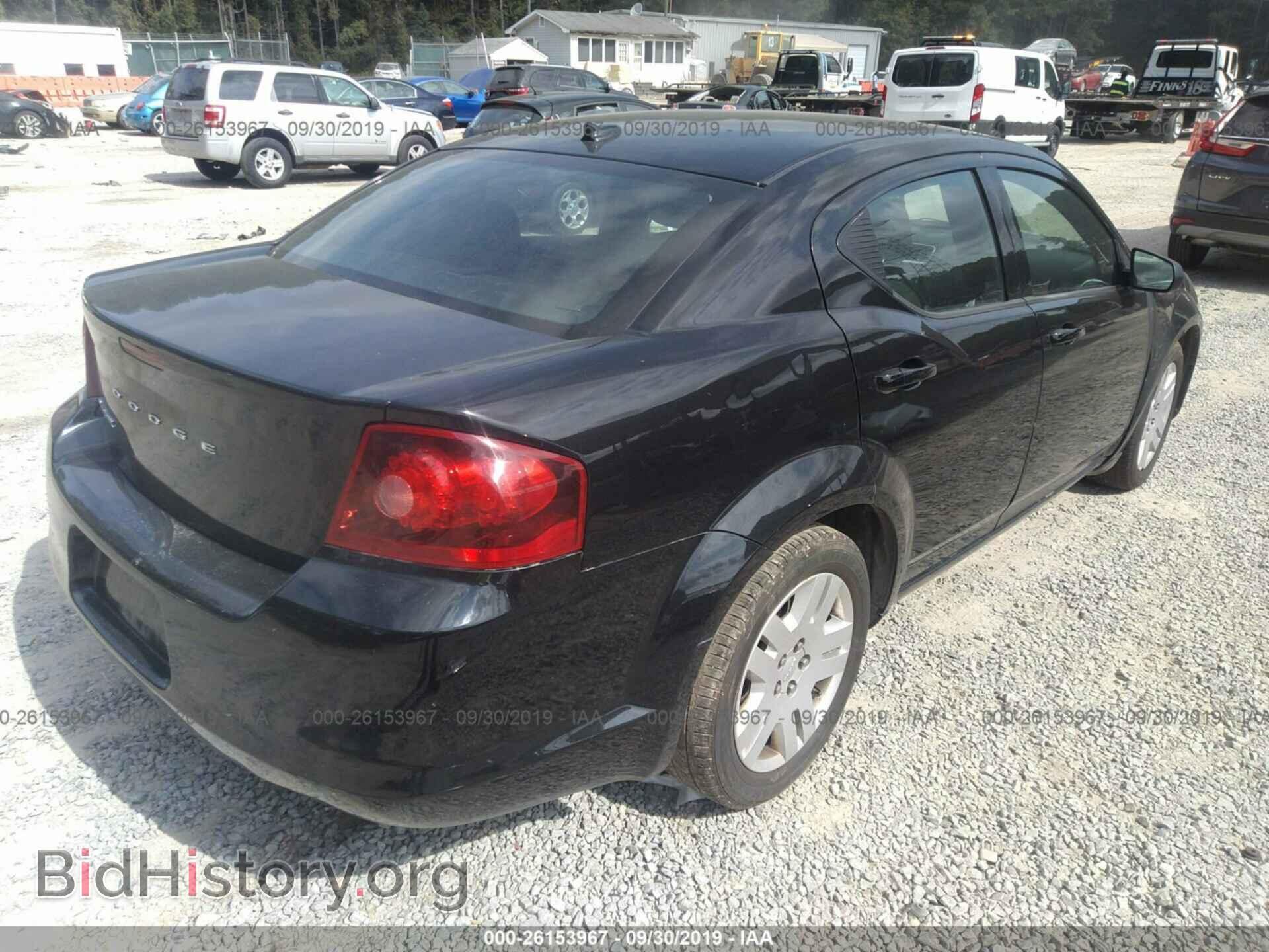 2012 Dodge Avenger - VIN: 1C3CDZAB1CN275460 - Фото 4