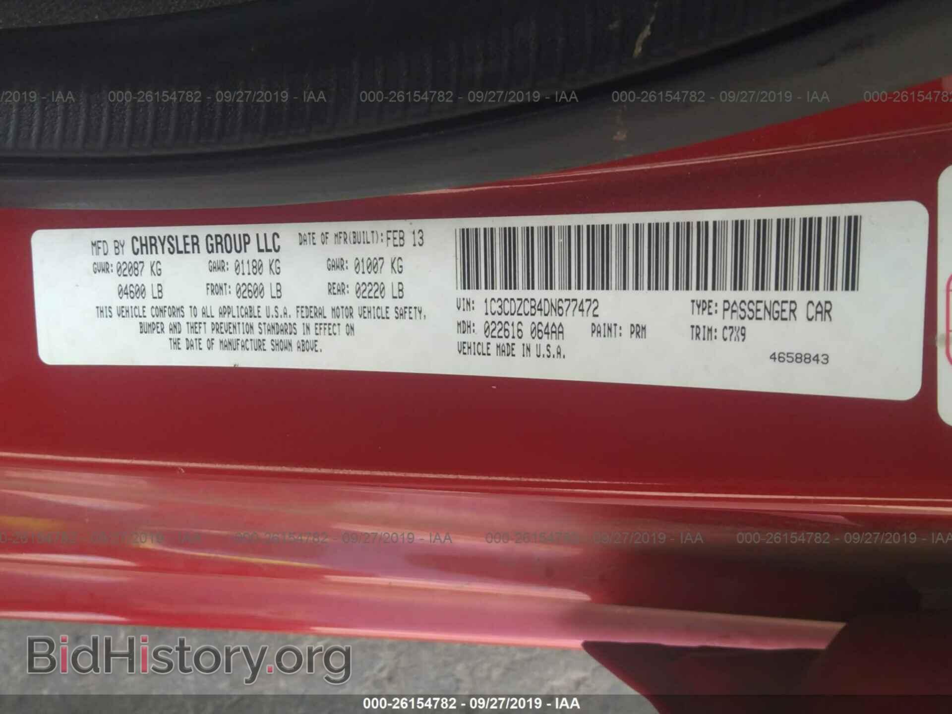 2013 DODGE AVENGER - VIN: 1C3CDZCB4DN677472 - Photo 9