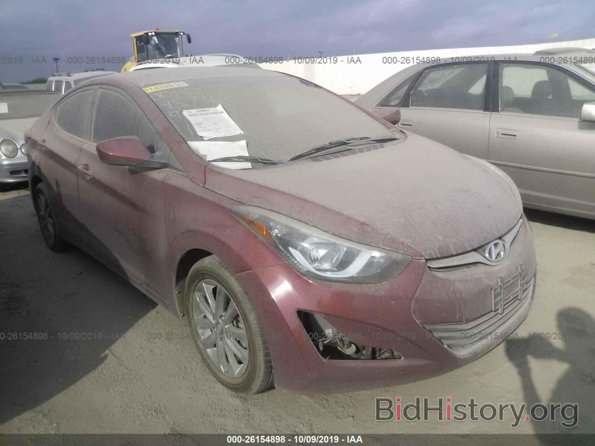 Photo 5NPDH4AE0EH457168 - HYUNDAI ELANTRA 2014