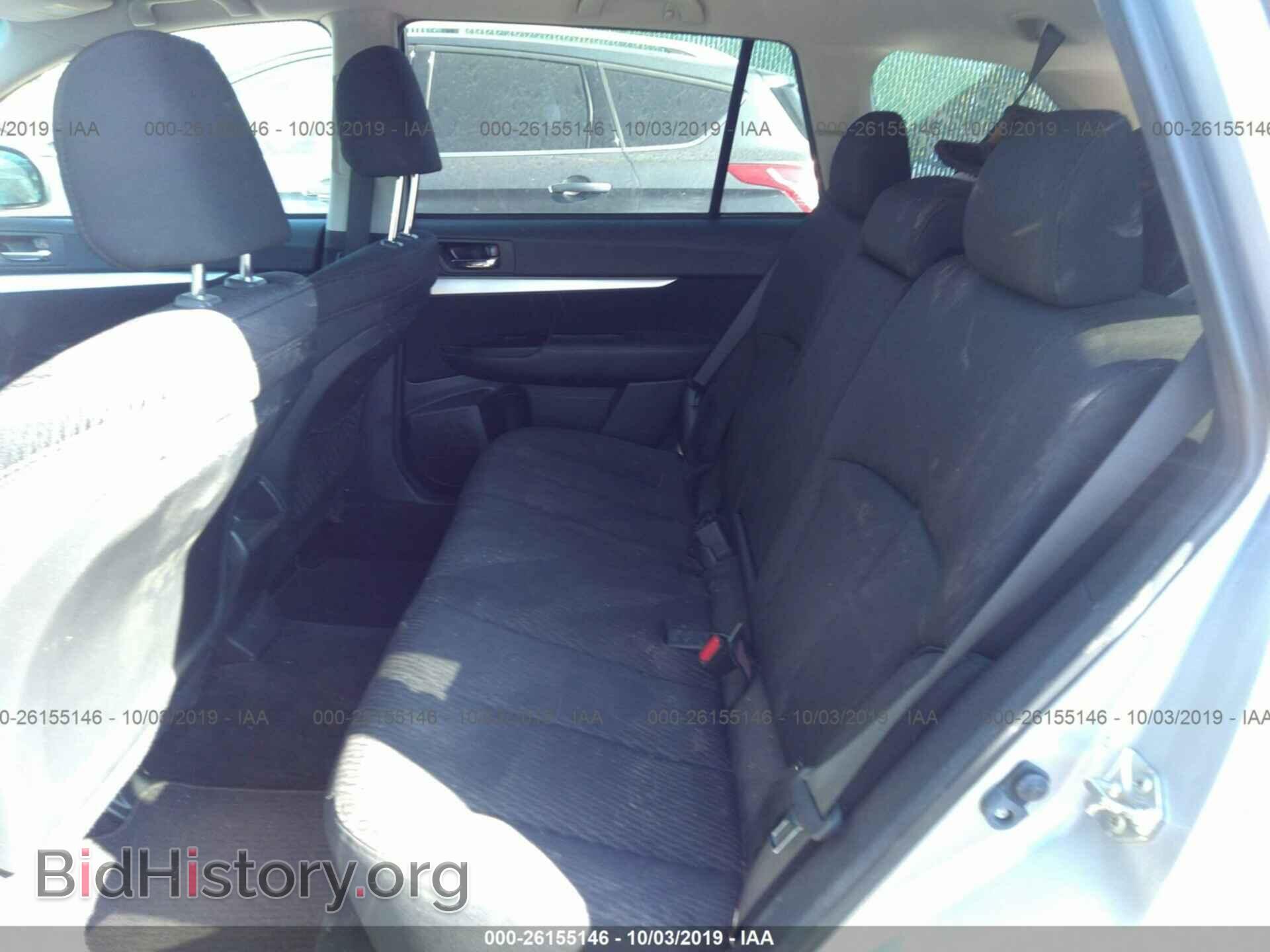 2012 SUBARU OUTBACK - VIN: 4S4BRBCC7C3206429 - Фото 8