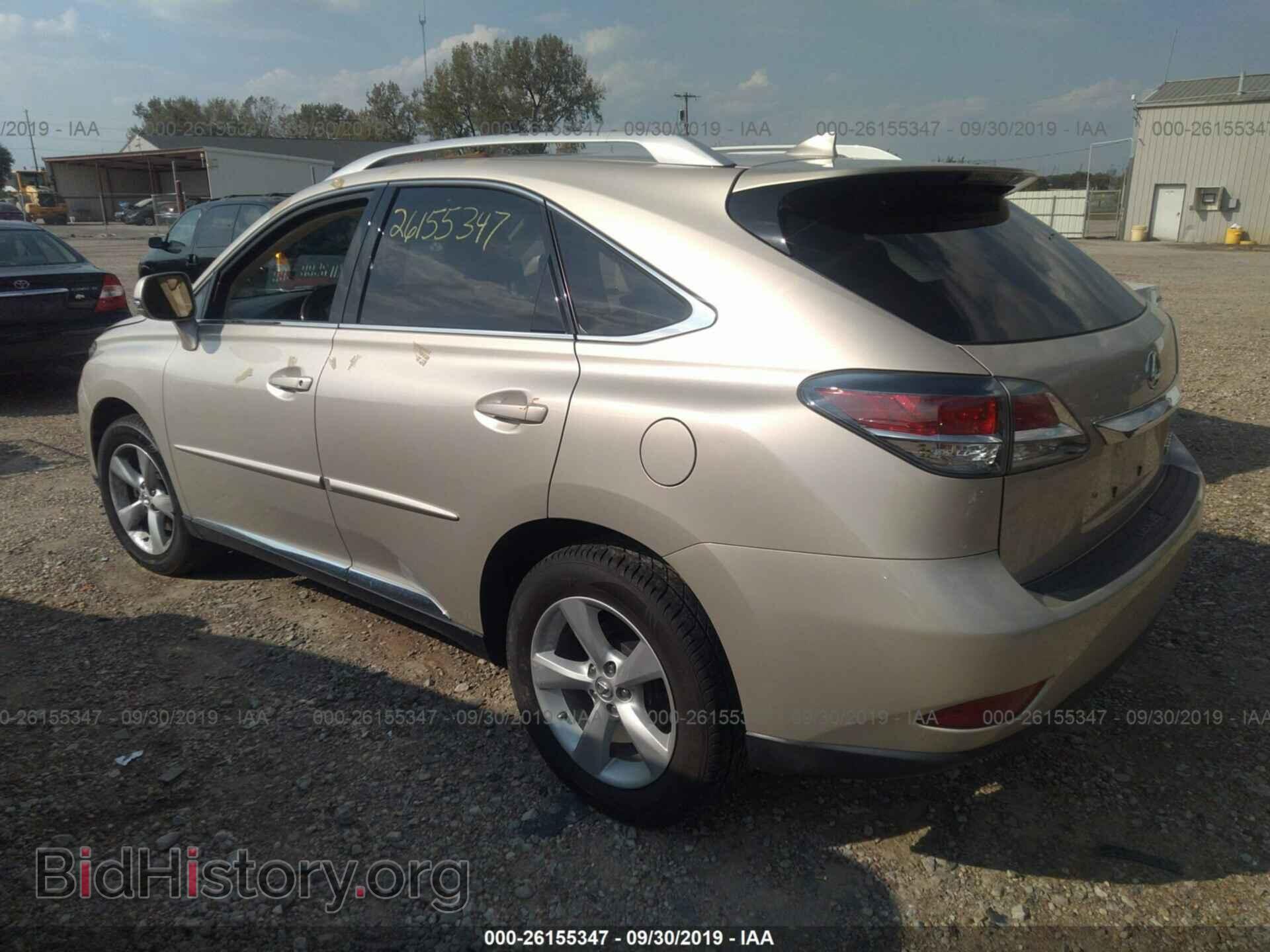 2015 LEXUS RX - VIN: 2T2BK1BA0FC293052 - Фото 3