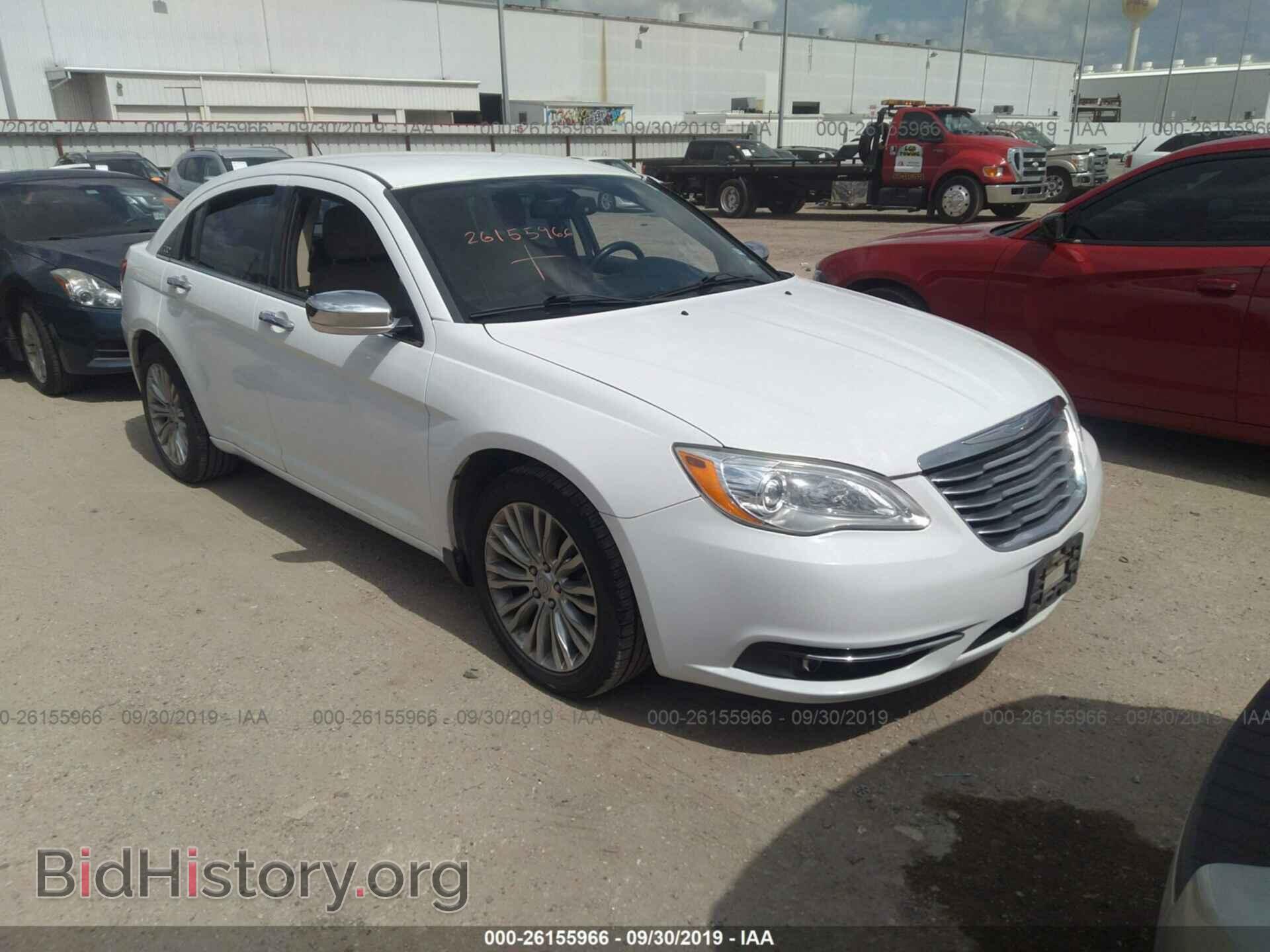 Фотография 1C3CCBCB4CN263357 - CHRYSLER 200 2012