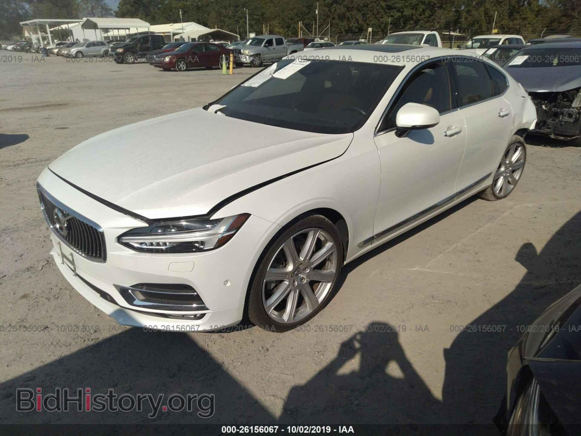 2017 VOLVO S90 - VIN: YV1A22MLXH1008038 - Фото 2
