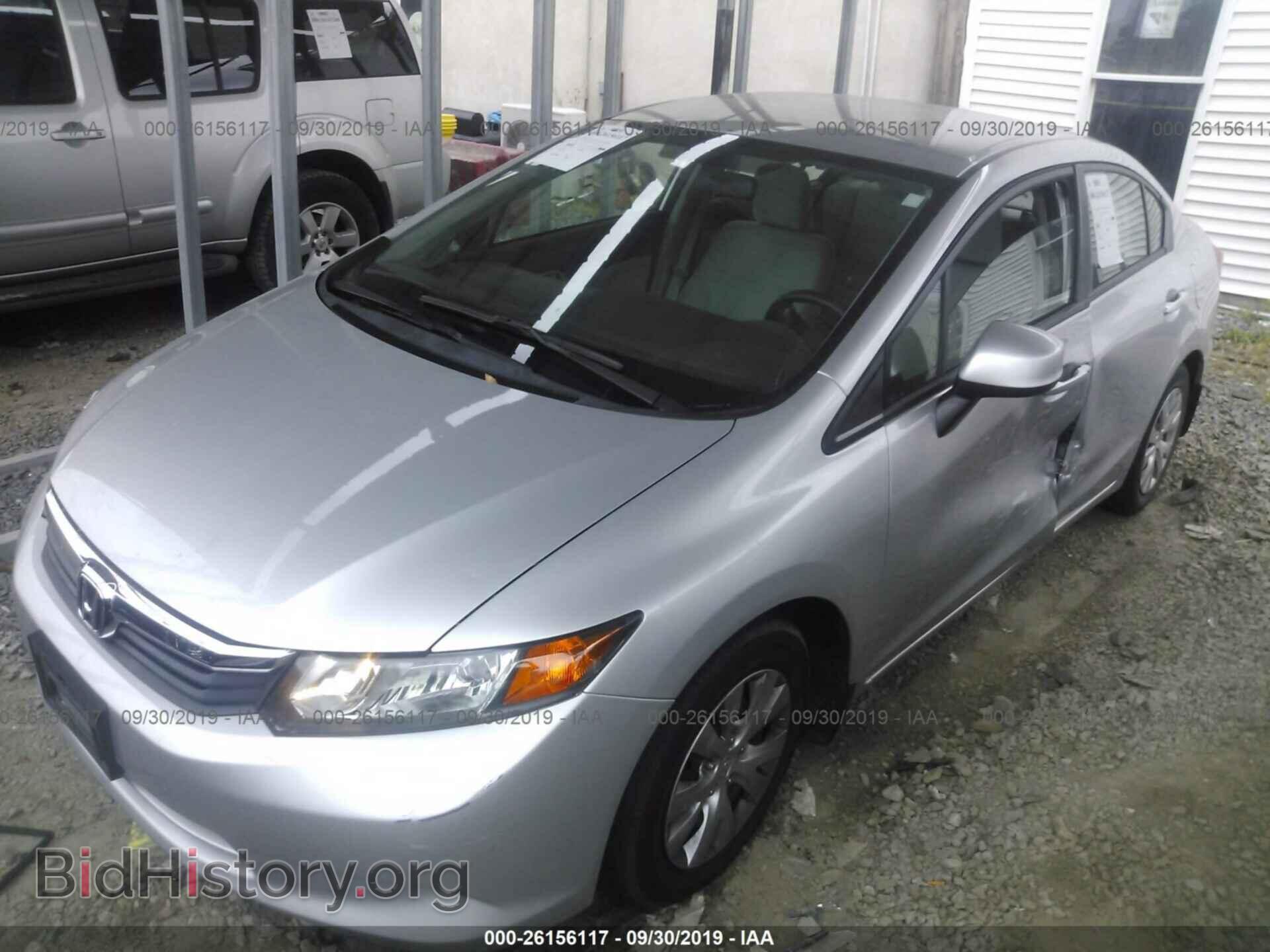 2012 HONDA CIVIC - VIN: 19XFB2F5XCE314334 - Фото 2