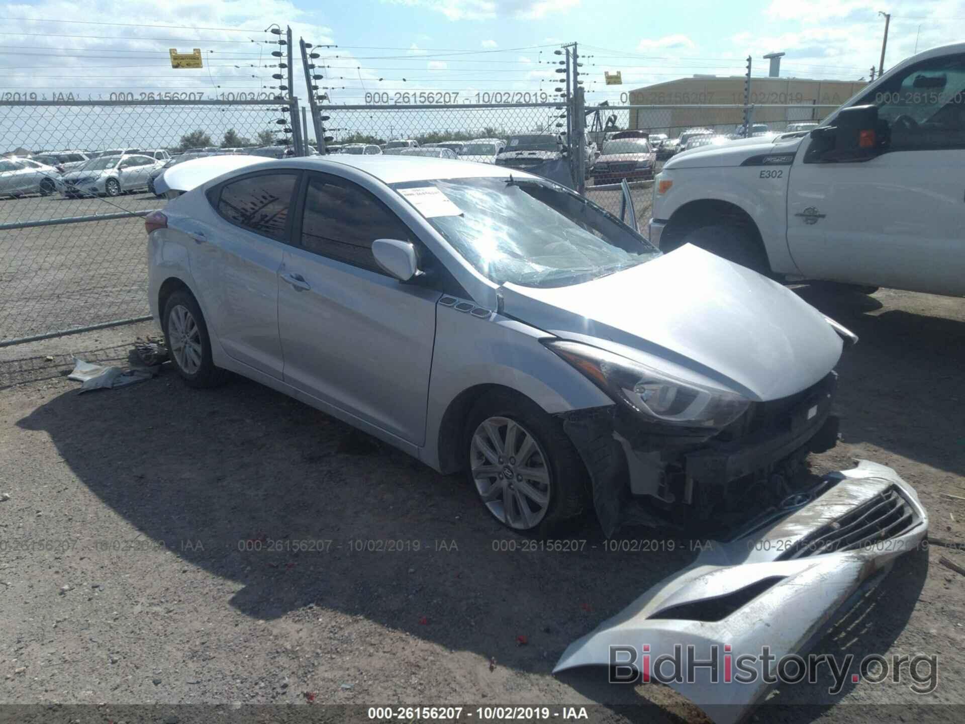 Photo KMHDH4AE7EU210490 - HYUNDAI ELANTRA 2014