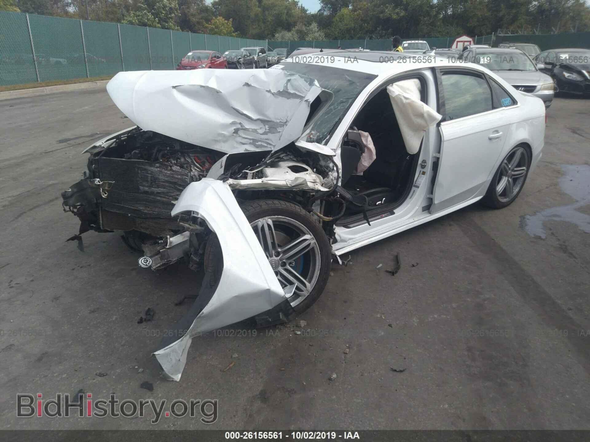 2014 AUDI S4 - VIN: WAUBGAFL5EA048670 - Фото 2