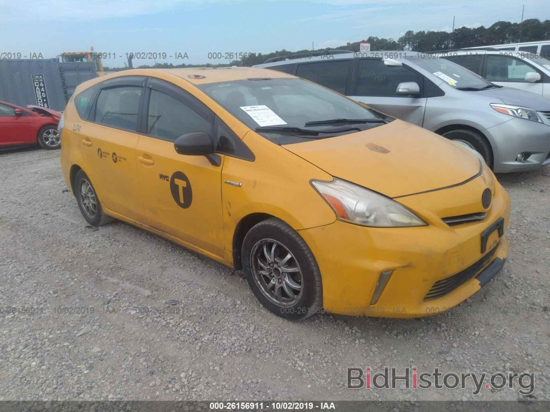 Photo JTDZN3EUXE3306232 - TOYOTA PRIUS V 2014