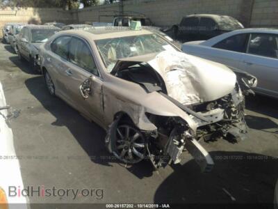 2010 Lexus LS 460, золотистый — VIN JTHBL5EFXA5091663, IAAI