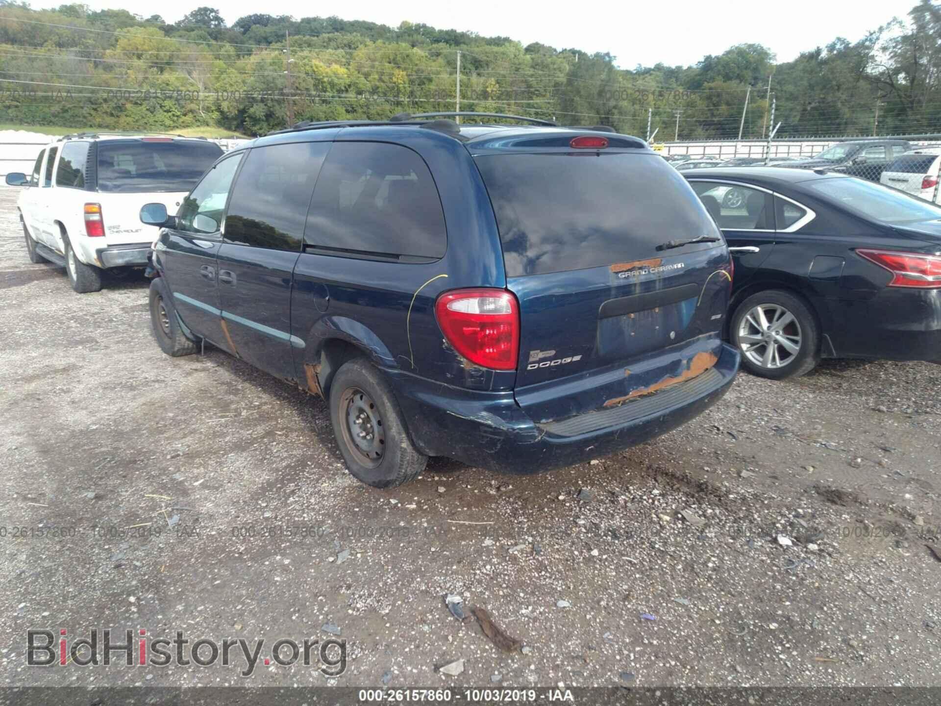 2002 DODGE GRAND CARAVAN - VIN: 1B4GP24372B603445 - Фото 3