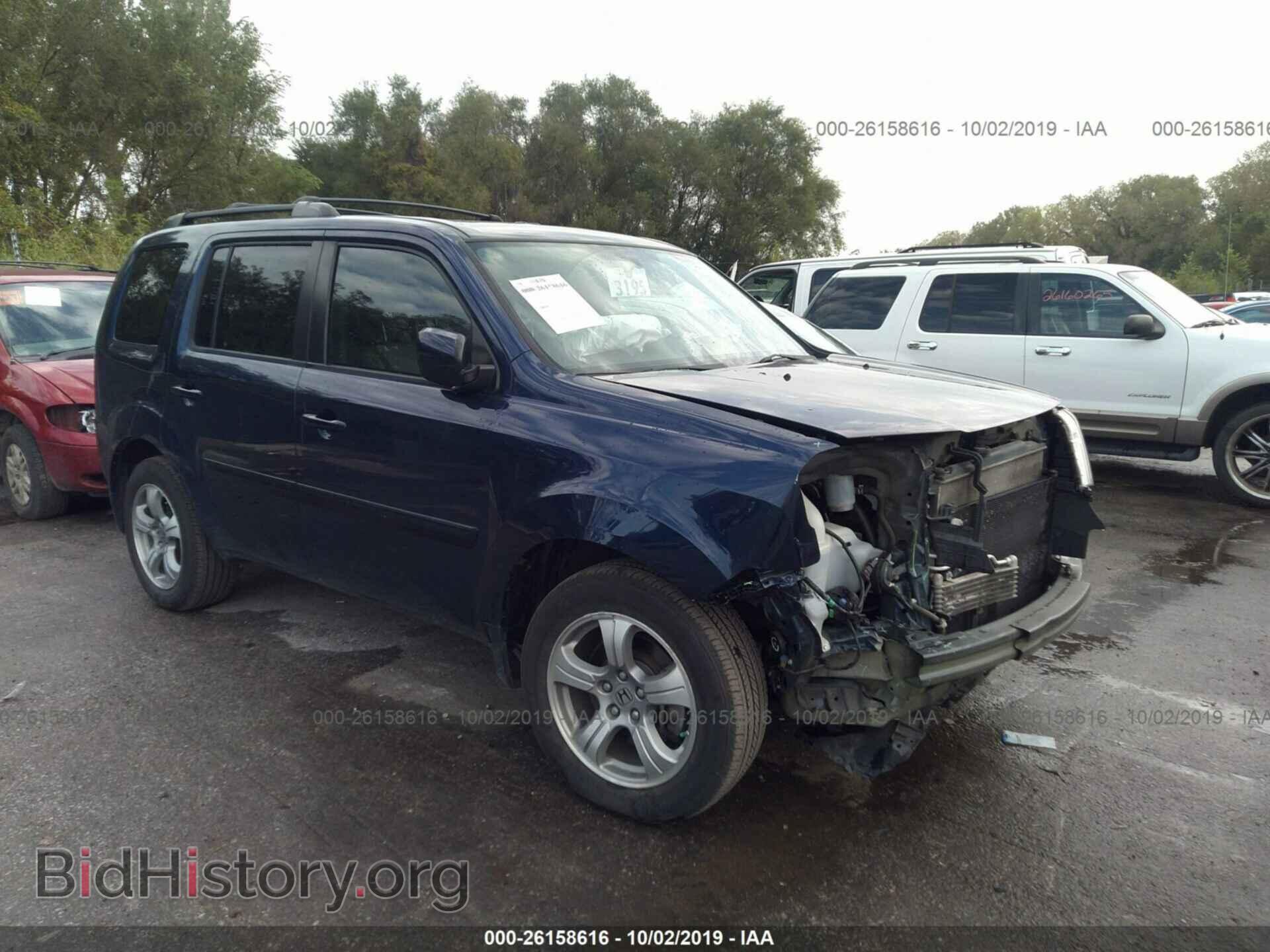 Фотография 5FNYF4H51DB059994 - HONDA PILOT 2013