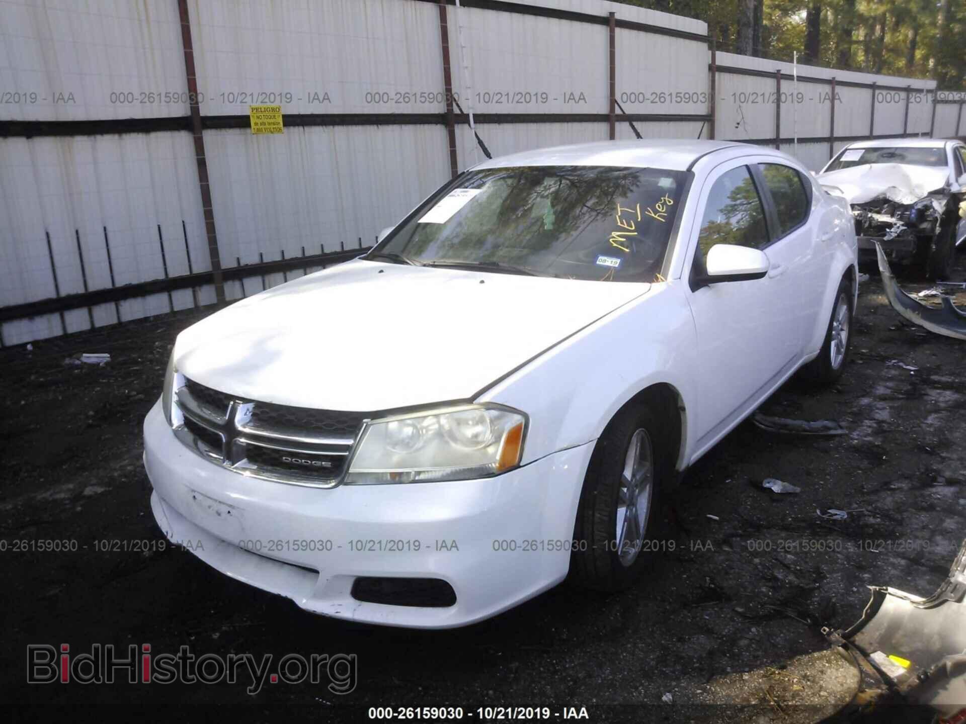 2011 DODGE AVENGER - VIN: 1B3BD1FB5BN565072 - Фото 2