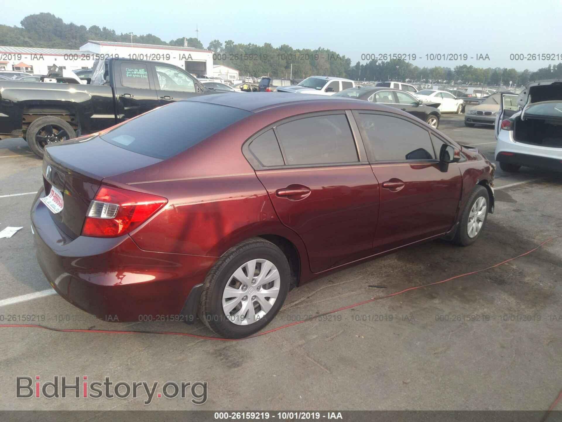 2012 HONDA CIVIC - VIN: 19XFB2F5XCE080390 - Фото 4