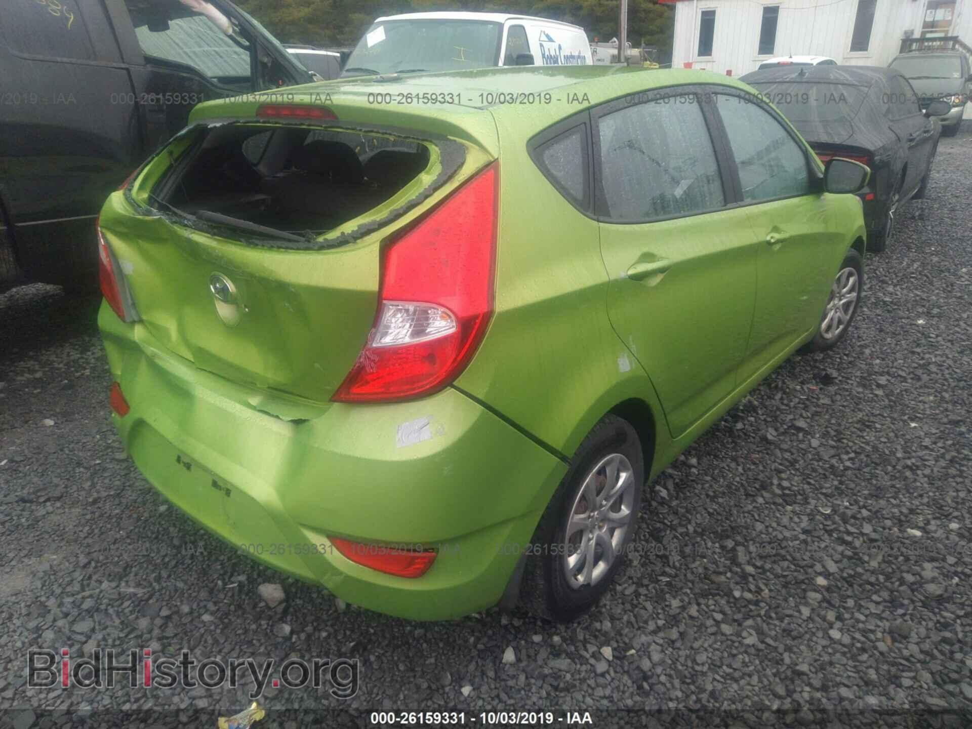 2013 HYUNDAI ACCENT - VIN: KMHCT5AE3DU061123 - Фото 4