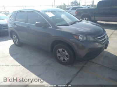 2013 Honda CR-V LX, серый — VIN 3CZRM3H30DG708286, IAAI