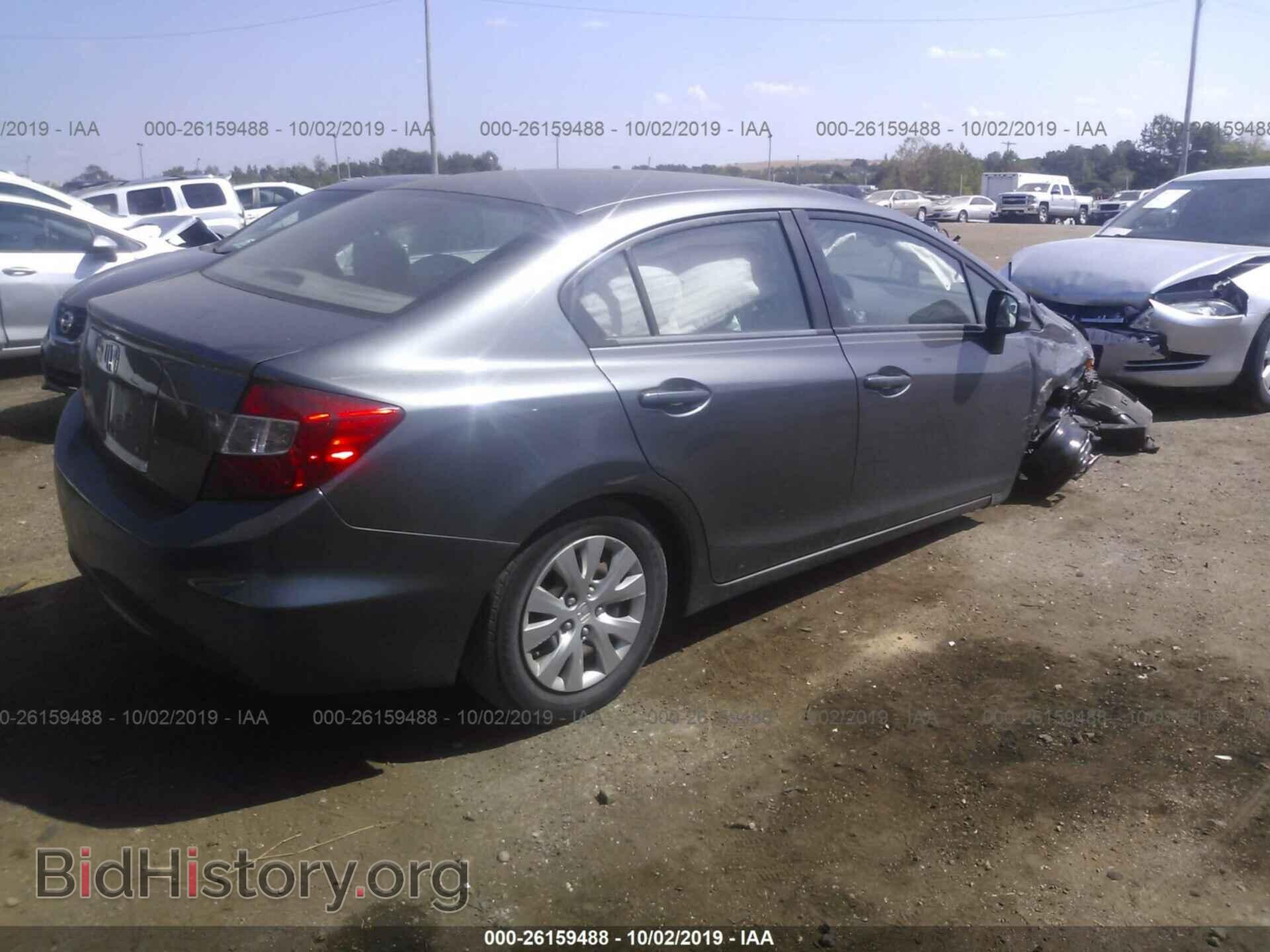 2012 HONDA CIVIC - VIN: 19XFB2F56CE041389 - Фото 4