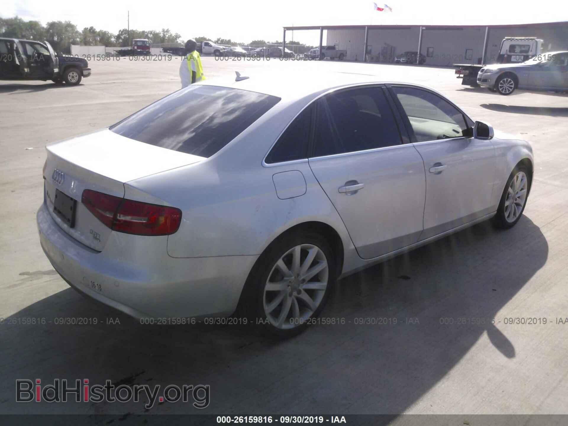 2013 AUDI A4 - VIN: WAUFFAFL7DN043045 - Photo 4