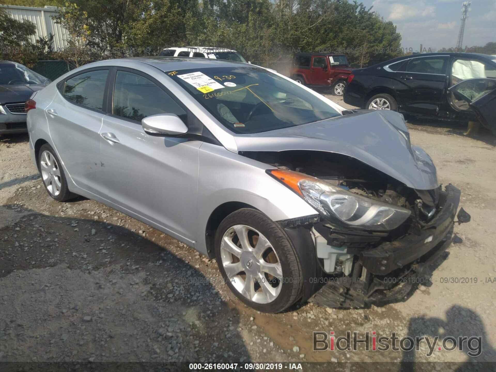 Photo 5NPDH4AE7CH113057 - HYUNDAI ELANTRA 2012