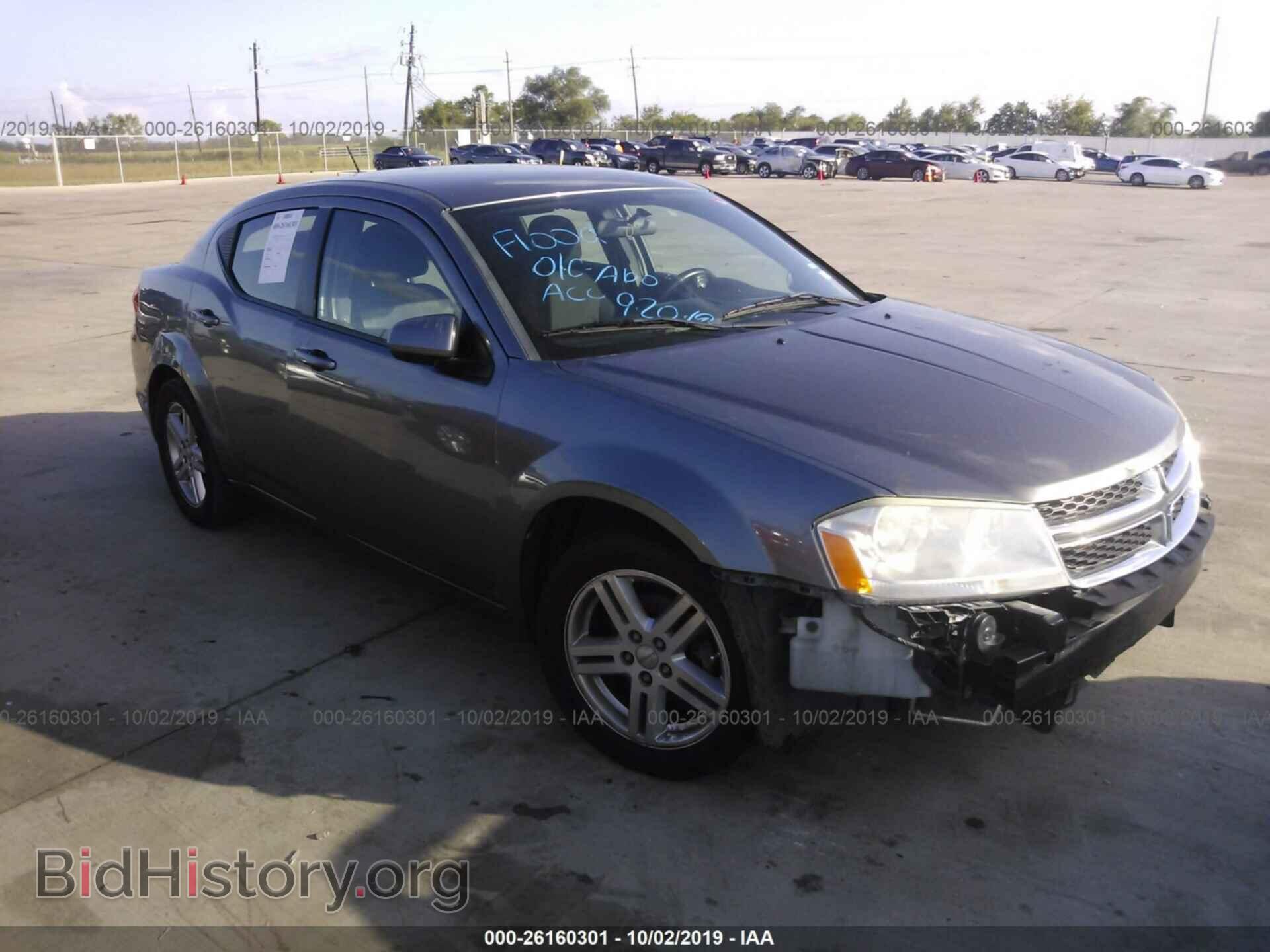 Фотография 1C3CDZCB7CN133451 - DODGE AVENGER 2012