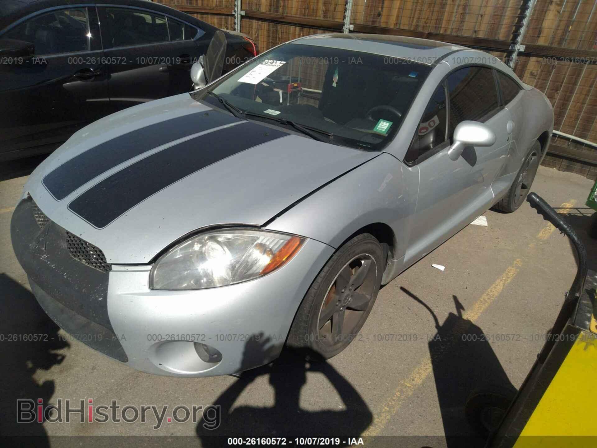 2007 MITSUBISHI ECLIPSE - VIN: 4A3AK24FX7E017049 - Фото 2