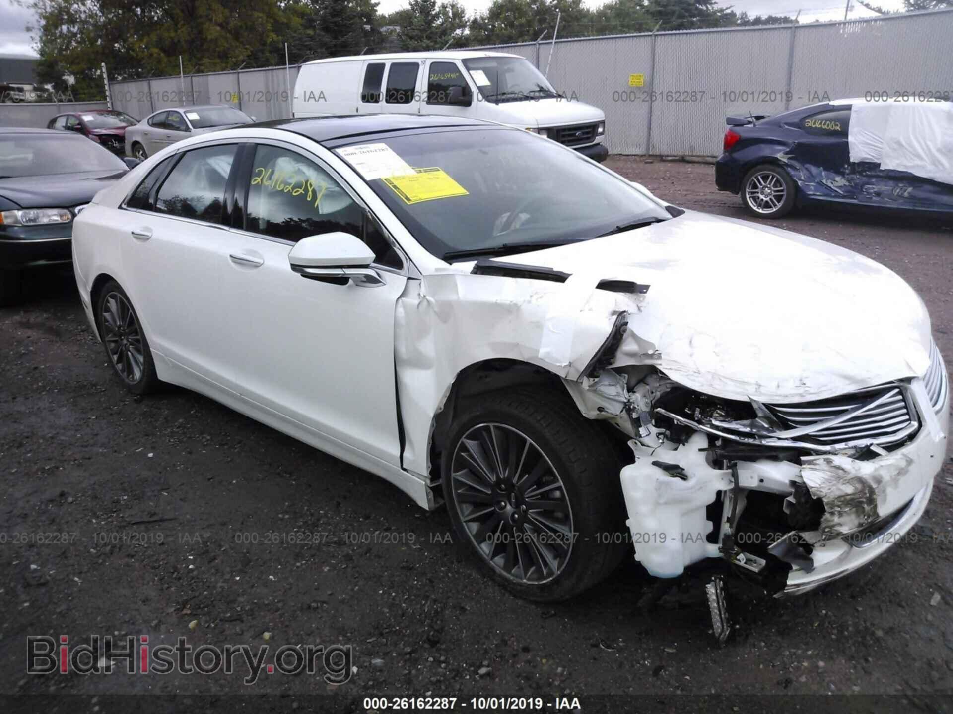 Фотография 3LN6L2J95GR602876 - LINCOLN MKZ 2016