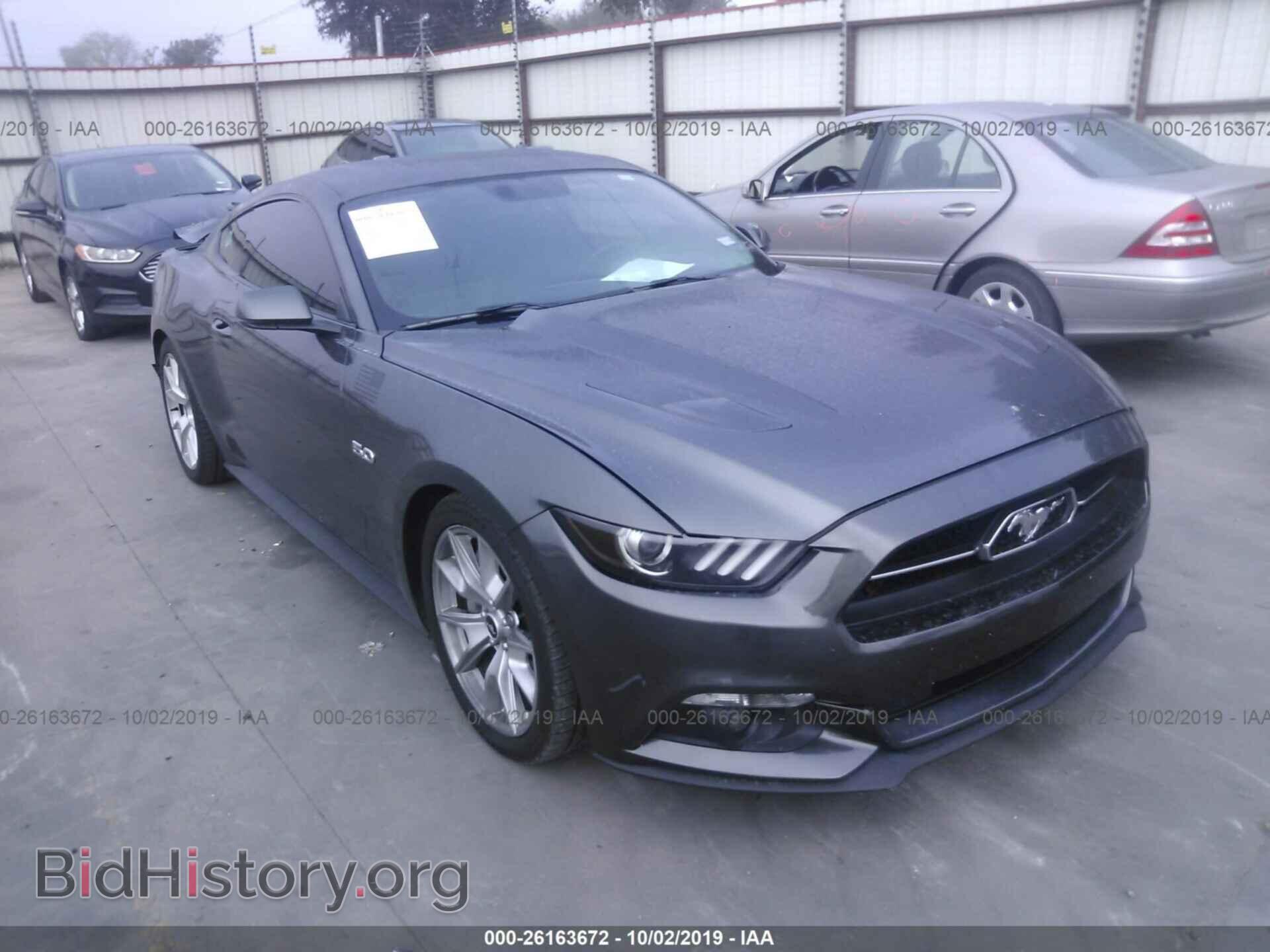 Фотография 1FA6P8CF3F5404710 - FORD MUSTANG 2015