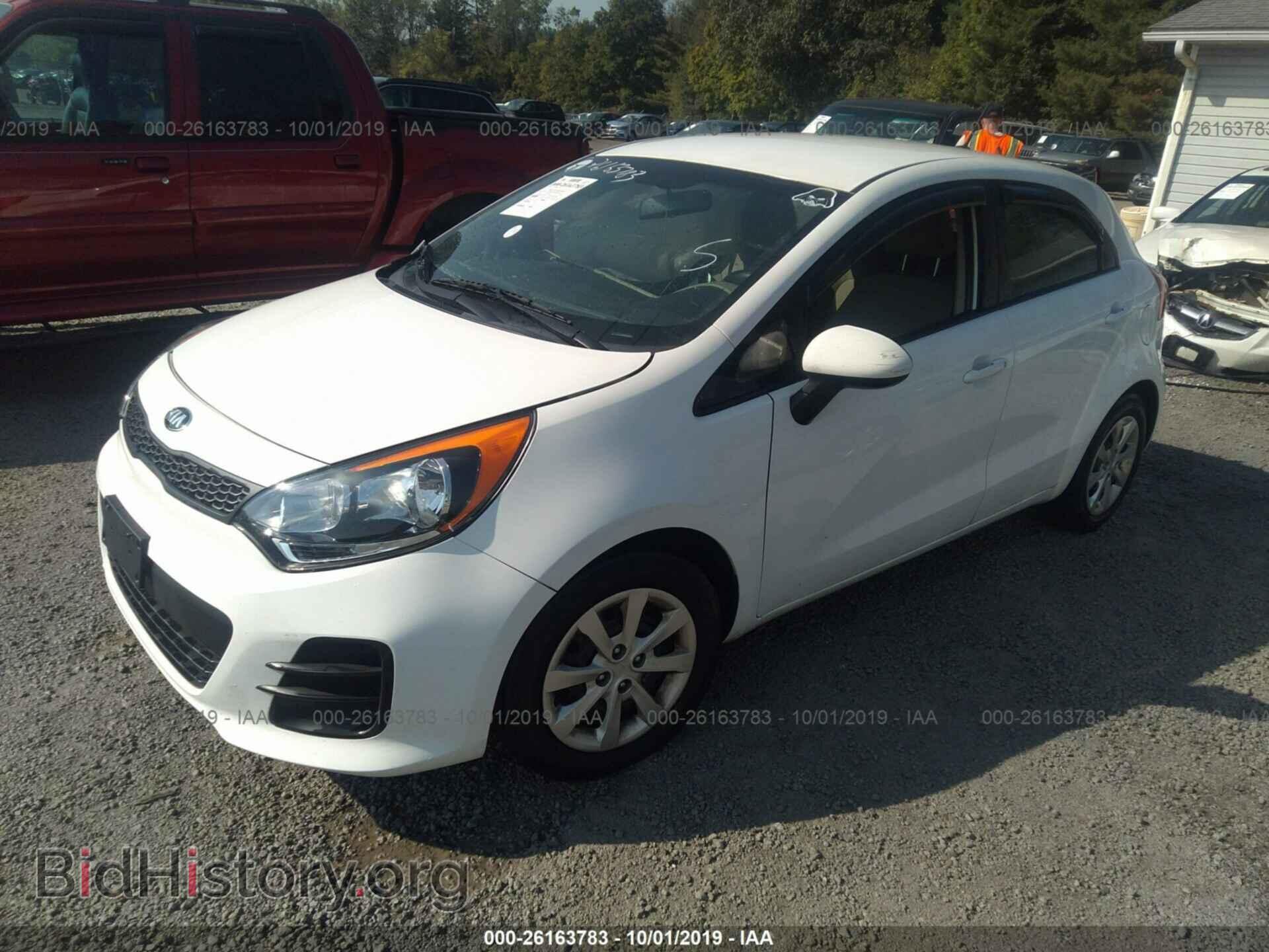 2016 KIA RIO - VIN: KNADM5A33G6633429 - Фото 2