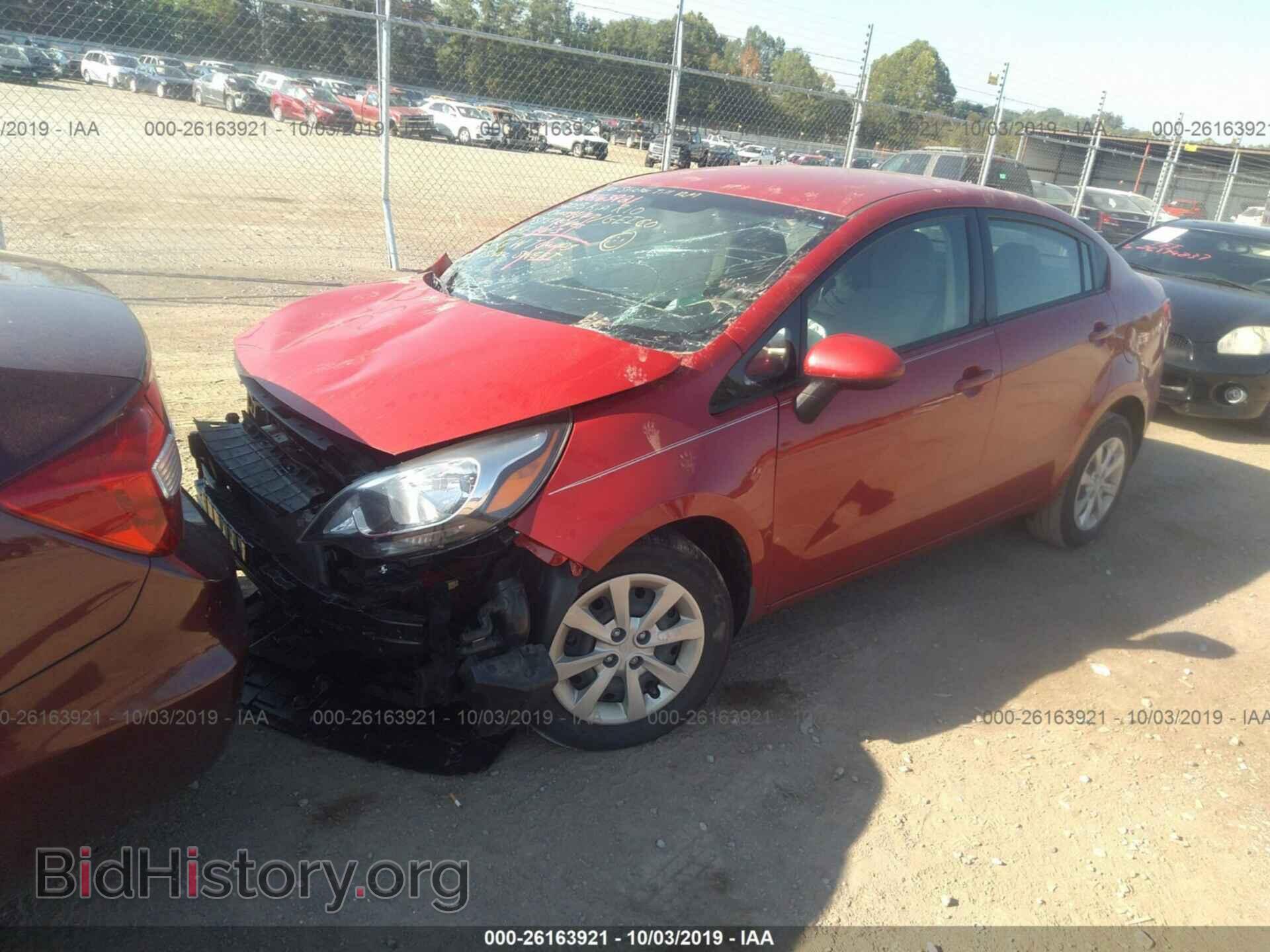 2015 KIA RIO - VIN: KNADM4A30F6527240 - Фото 2