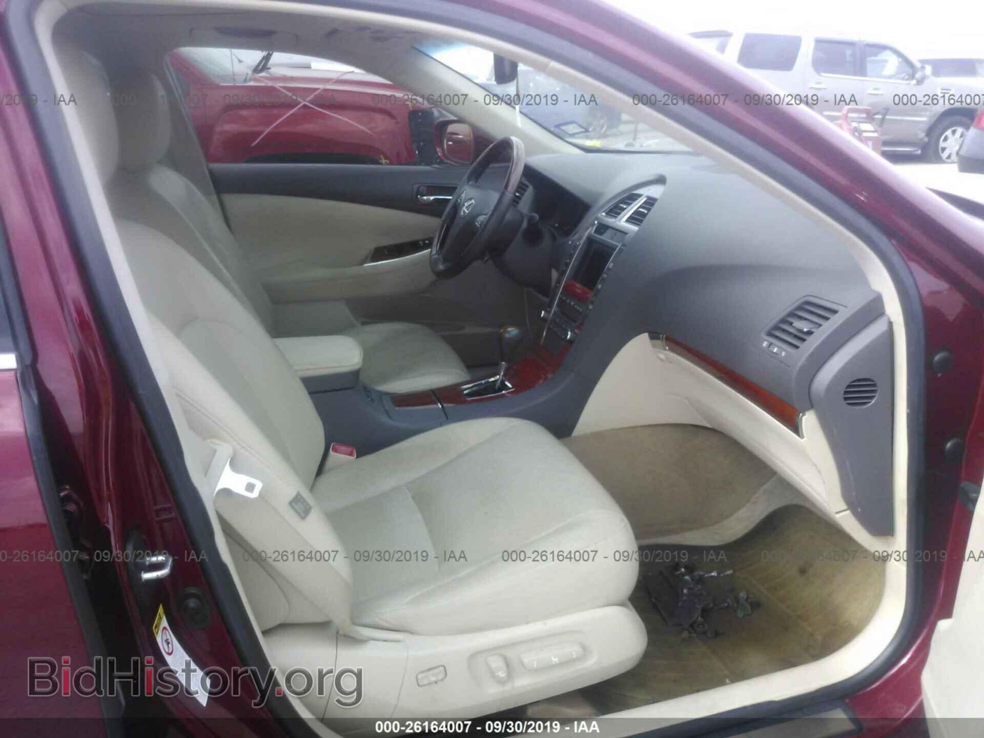 2011 LEXUS ES - VIN: JTHBK1EG5B2444415 - Фото 5