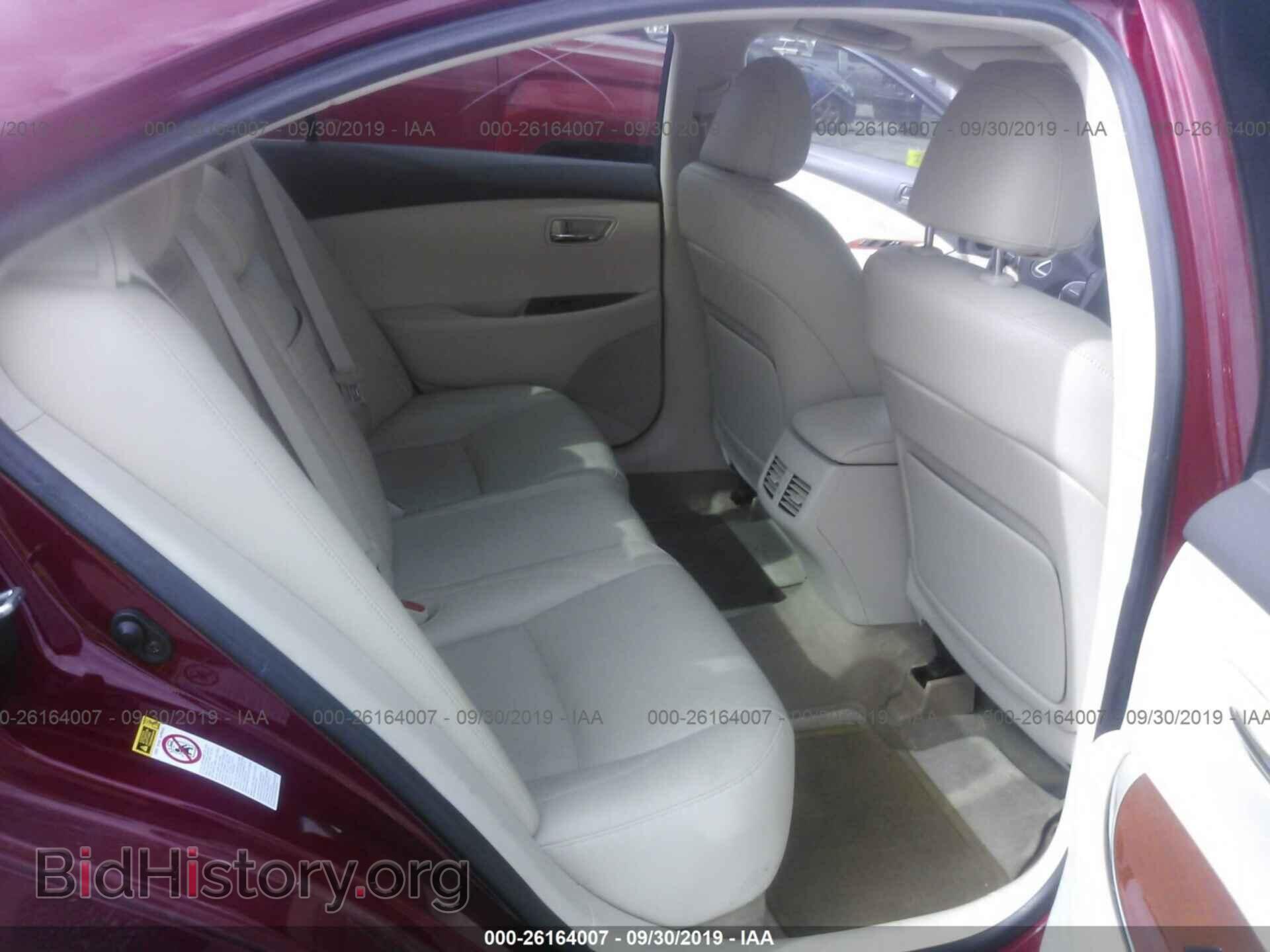 2011 LEXUS ES - VIN: JTHBK1EG5B2444415 - Фото 8