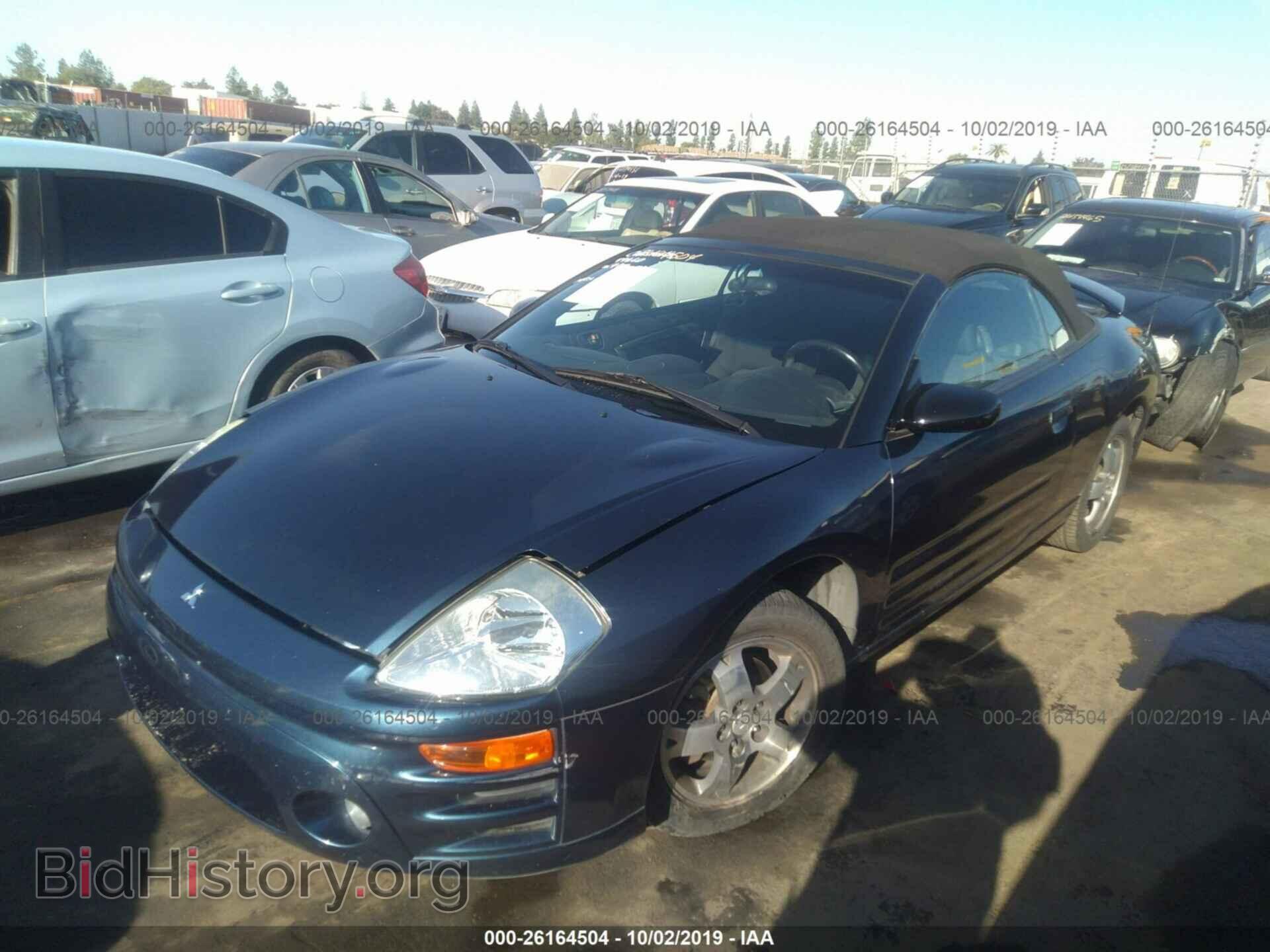 2004 MITSUBISHI ECLIPSE - VIN: 4A3AE45G84E055353 - Фото 2