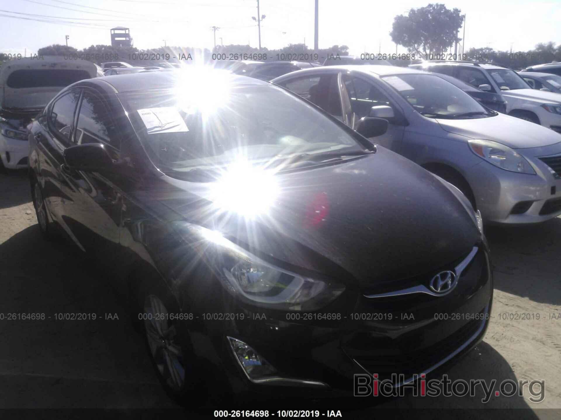 Photo KMHDH4AE9EU038916 - HYUNDAI ELANTRA 2014