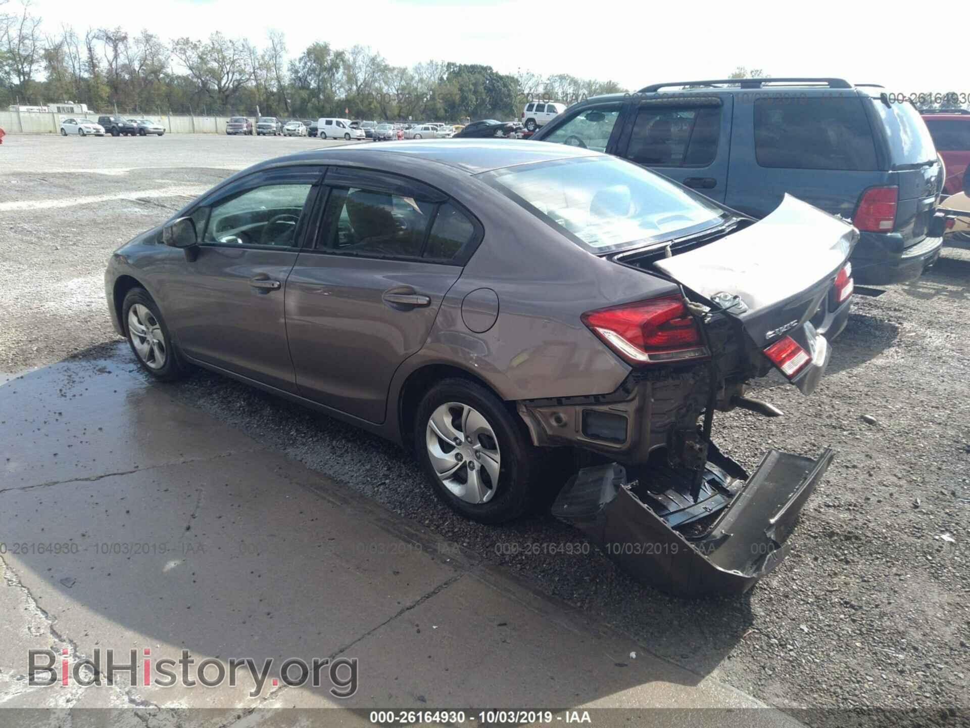 2013 HONDA CIVIC - VIN: 19XFB2F56DE026957 - Фото 3