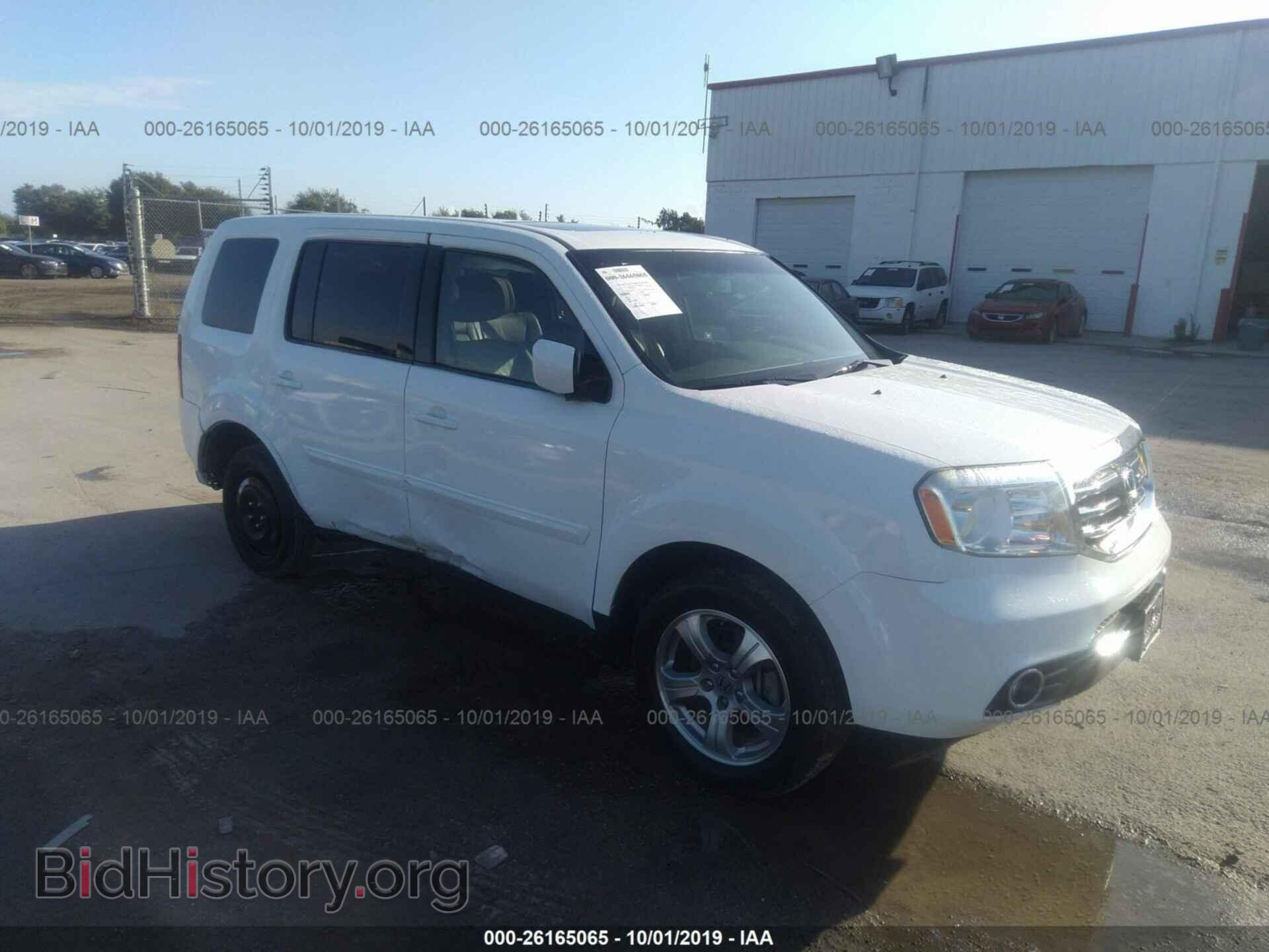 Фотография 5FNYF3H64CB039059 - HONDA PILOT 2012