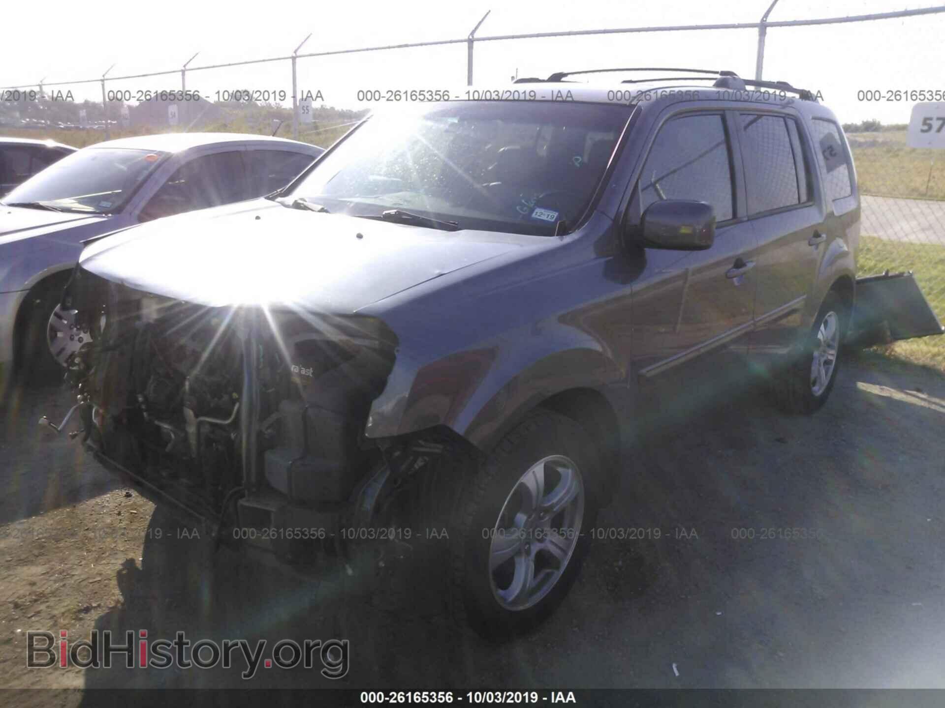 2013 HONDA PILOT - VIN: 5FNYF3H69DB014255 - Photo 2