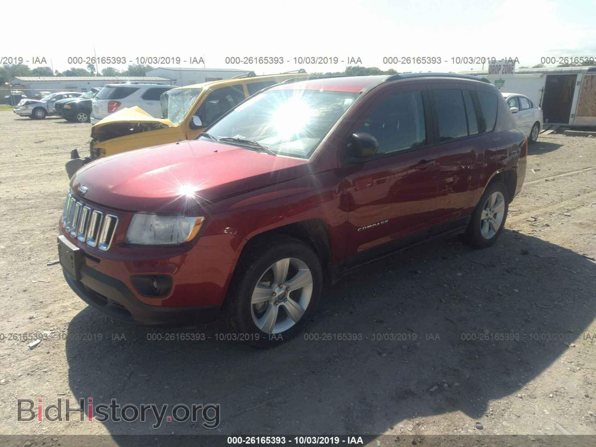 2013 JEEP COMPASS - VIN: 1C4NJCBB1DD140947 - Фото 2