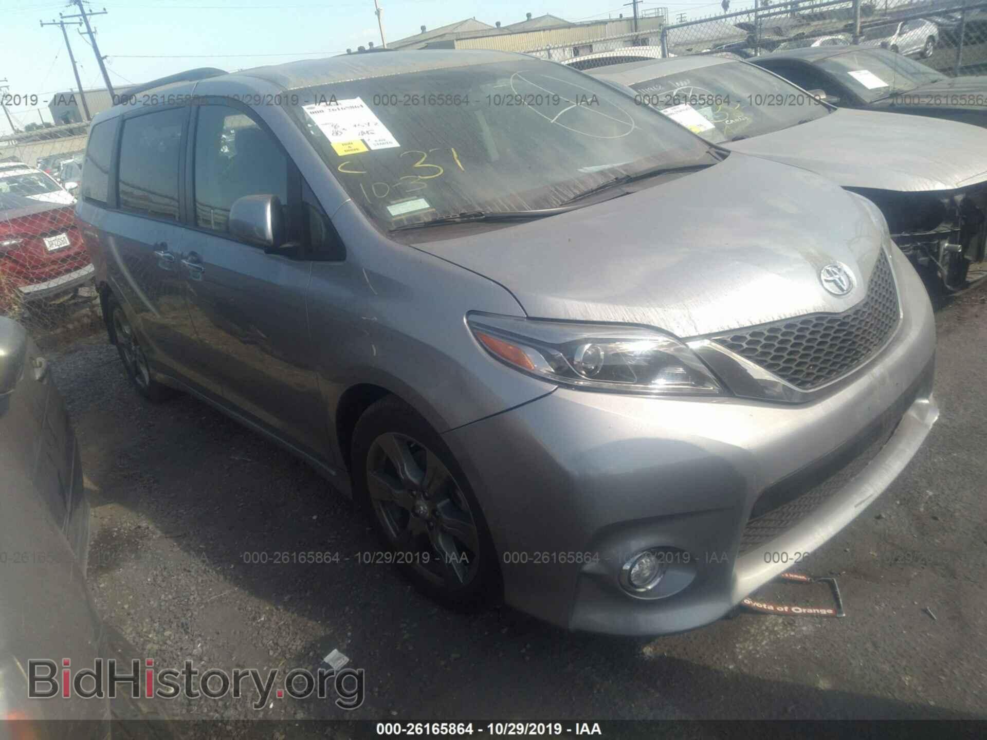 Photo 5TDXZ3DC2HS869489 - TOYOTA SIENNA 2017