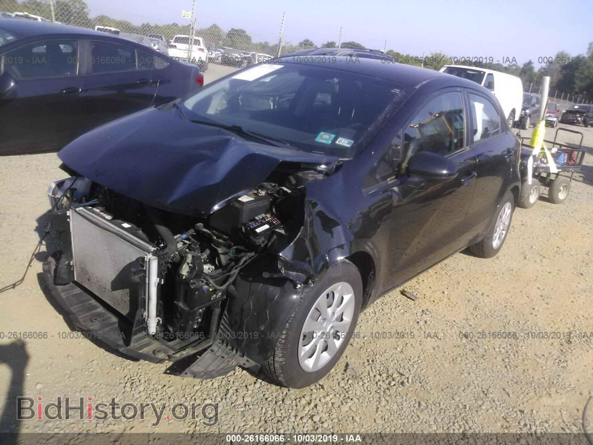 2013 KIA RIO - VIN: KNADN5A34D6129092 - Фото 2