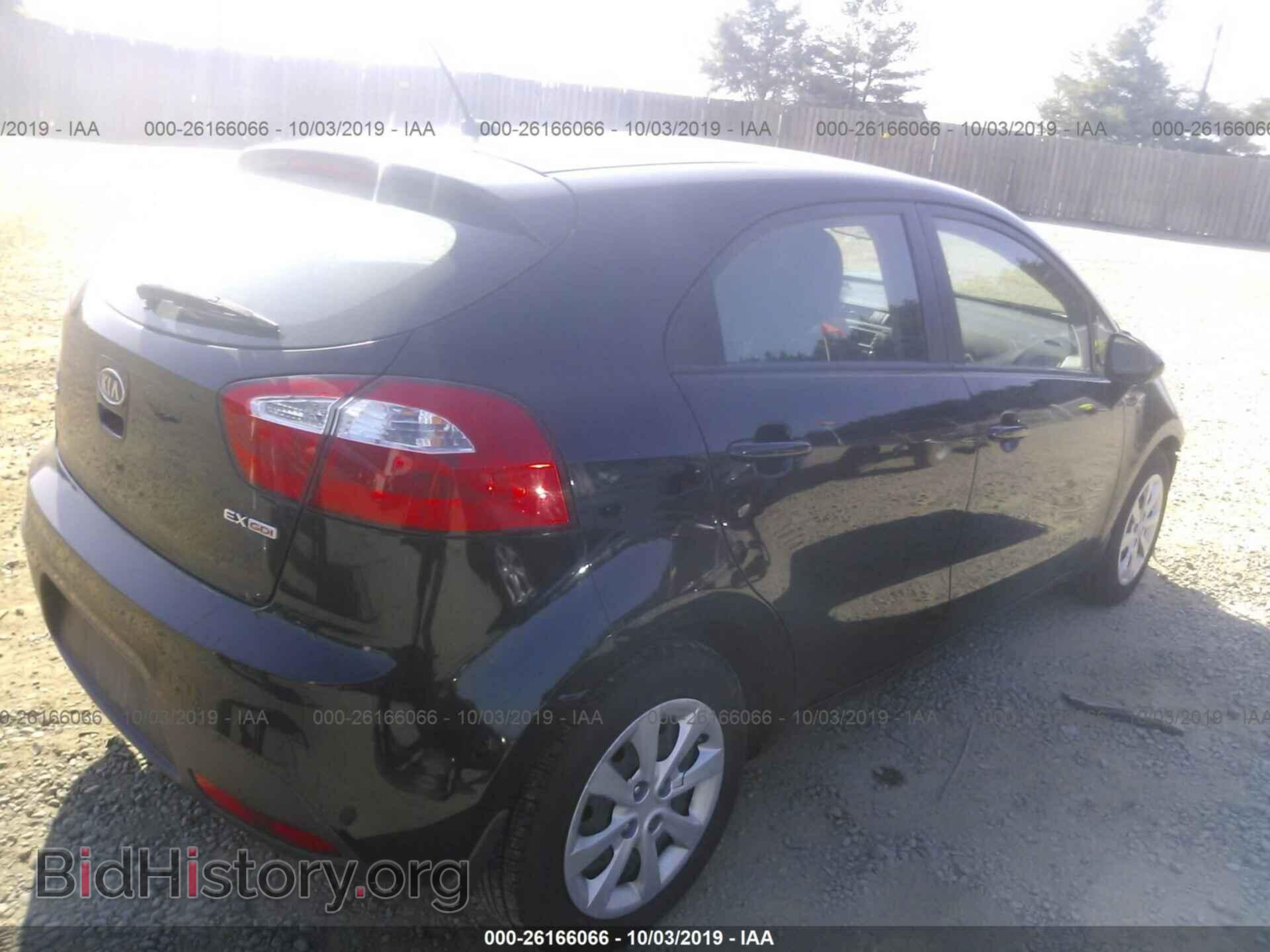 2013 KIA RIO - VIN: KNADN5A34D6129092 - Фото 4